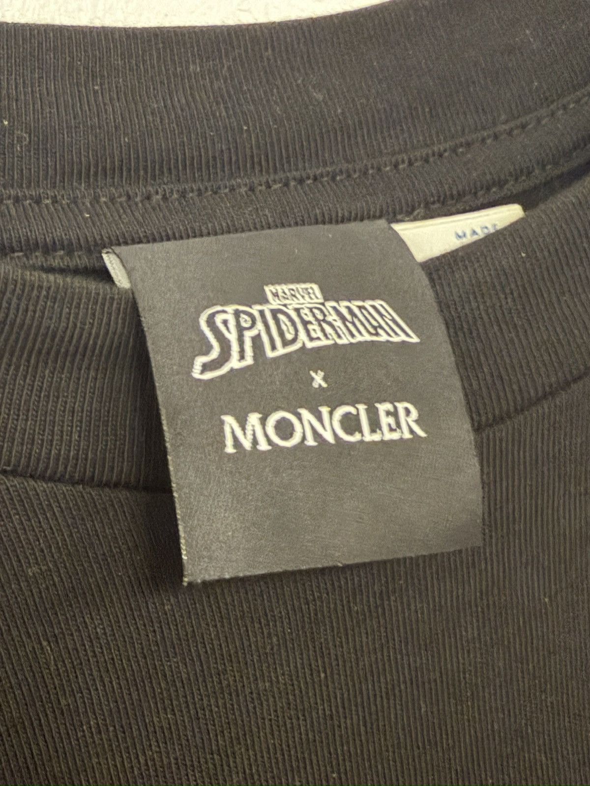 Moncler Spider-Man Motif T-Shirt Size US XS / EU 42 / 0 - 7 Thumbnail