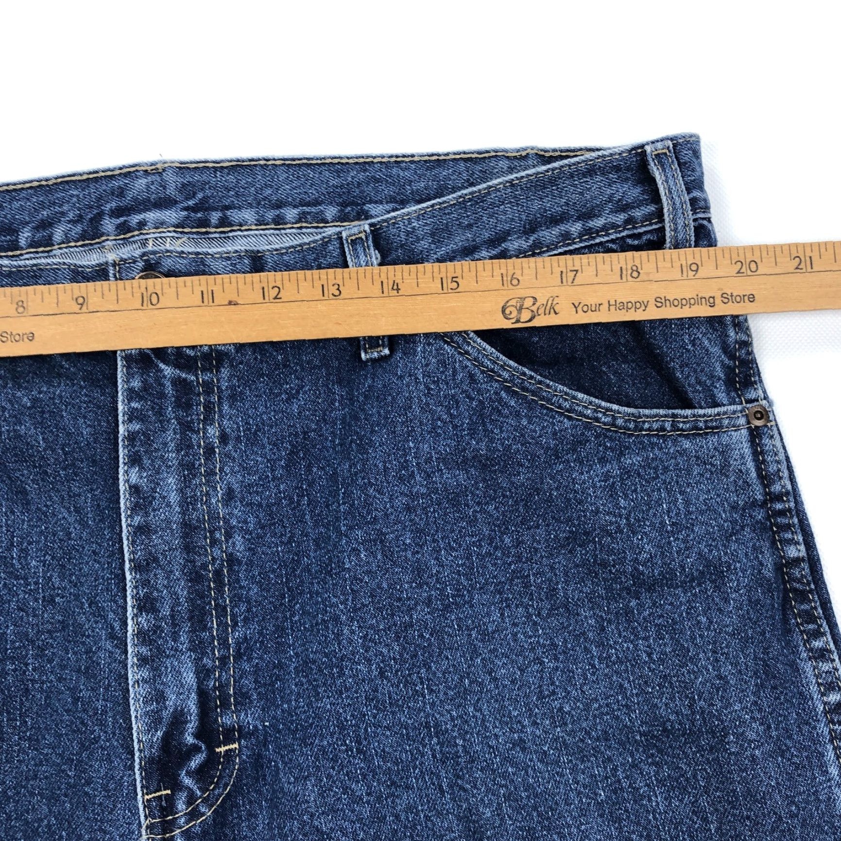 Dickies Dickies Men's 38x32 Relaxed Fit Double Knee Carpenter Jeans Workwear Blue Denim Size US 38 / EU 54 - 7 Thumbnail