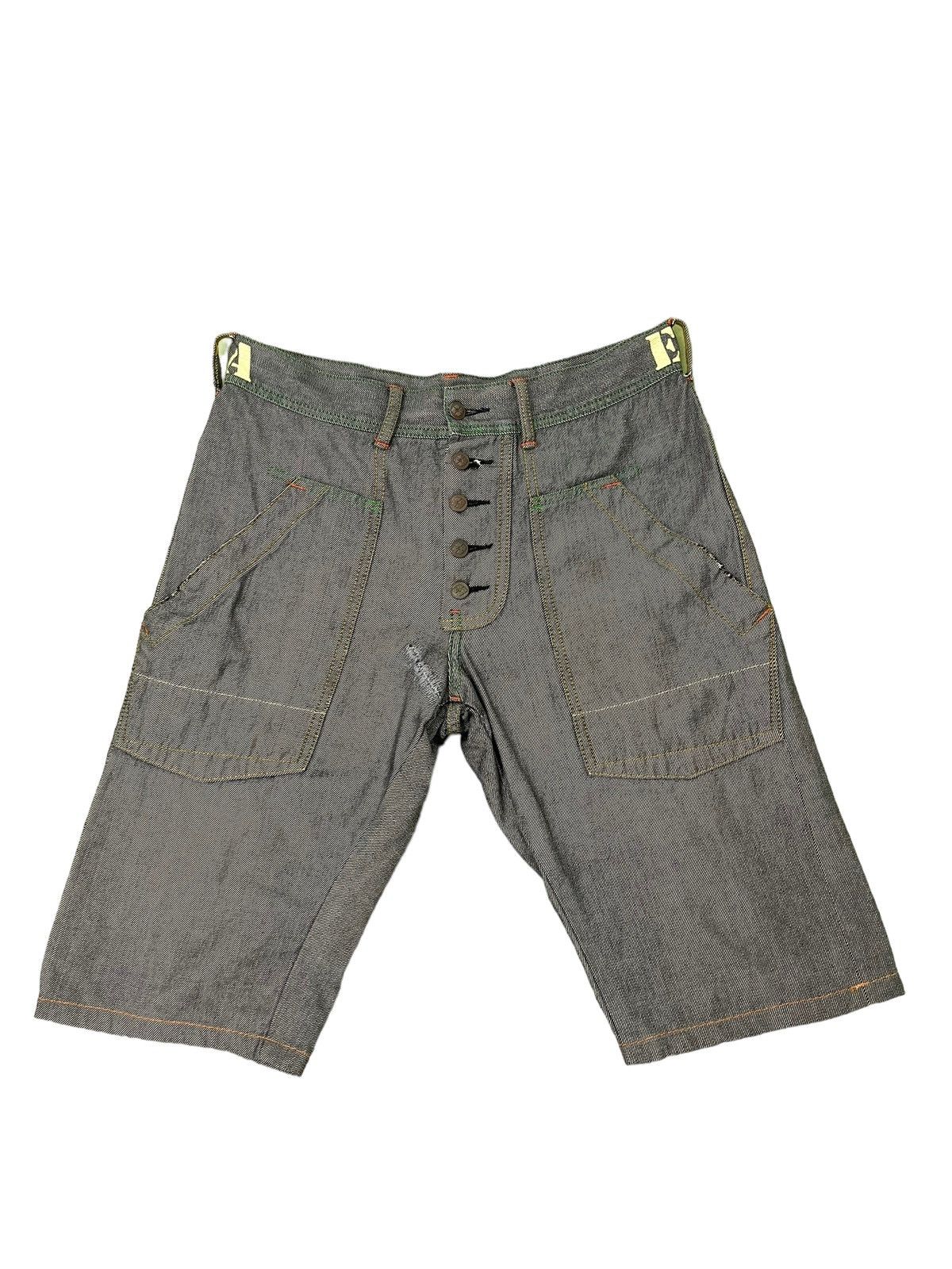 Evisu Cropped Jeans Y2K Evisu Genes Osaka Regular Fit 8🟦5 Size US 35 - 10 Thumbnail