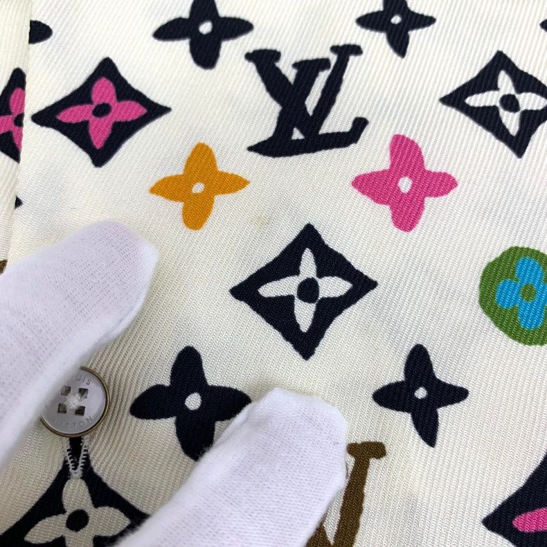 Louis Vuitton Louis Vuitton 24 short sleeve shirts with beige logo and f Size US M / EU 48-50 / 2 - 8 Thumbnail