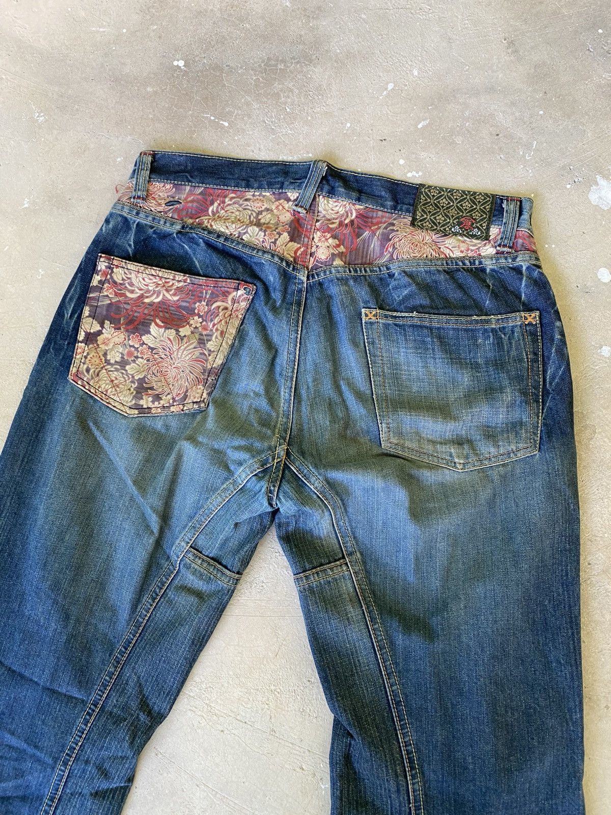 Eternal ETERNAL Japanese Floral Repair Distressed Denim Size US 34 / EU 50 - 11 Thumbnail