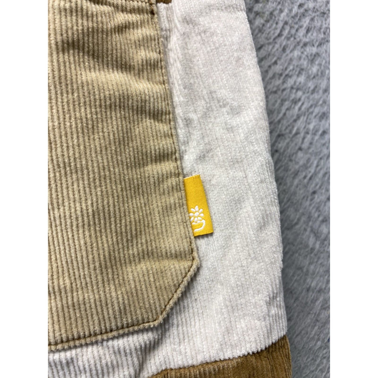 Urban Outfitters Urban Outfitters Pants Unisex S Brown Patchwork Corduroy Baggy Elastic Waist Size 28" / US 6 / IT 42 - 7 Thumbnail
