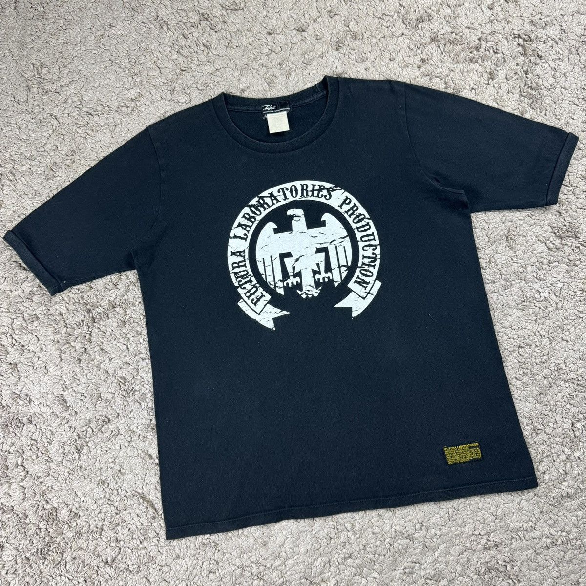Futura Vintage Future Laboratories Military/Army Graphic T-shirt Size US L / EU 52-54 / 3 - 3 Thumbnail