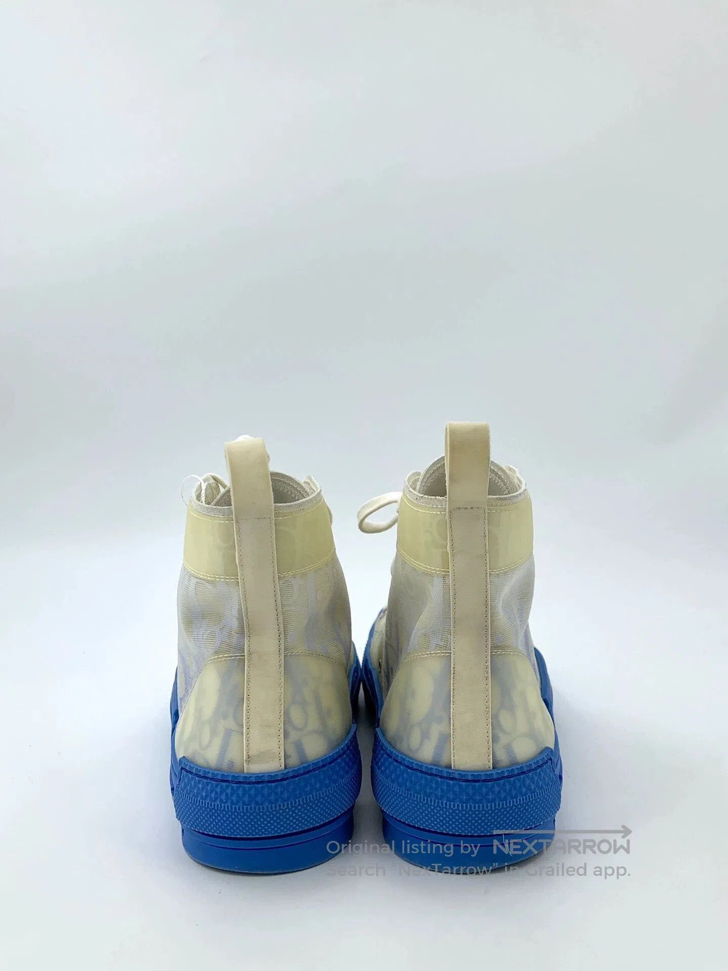 Dior Dior Logo Print Colorblock High-Top Sneakers. Size US 9.5 / EU 42-43 - 4 Thumbnail