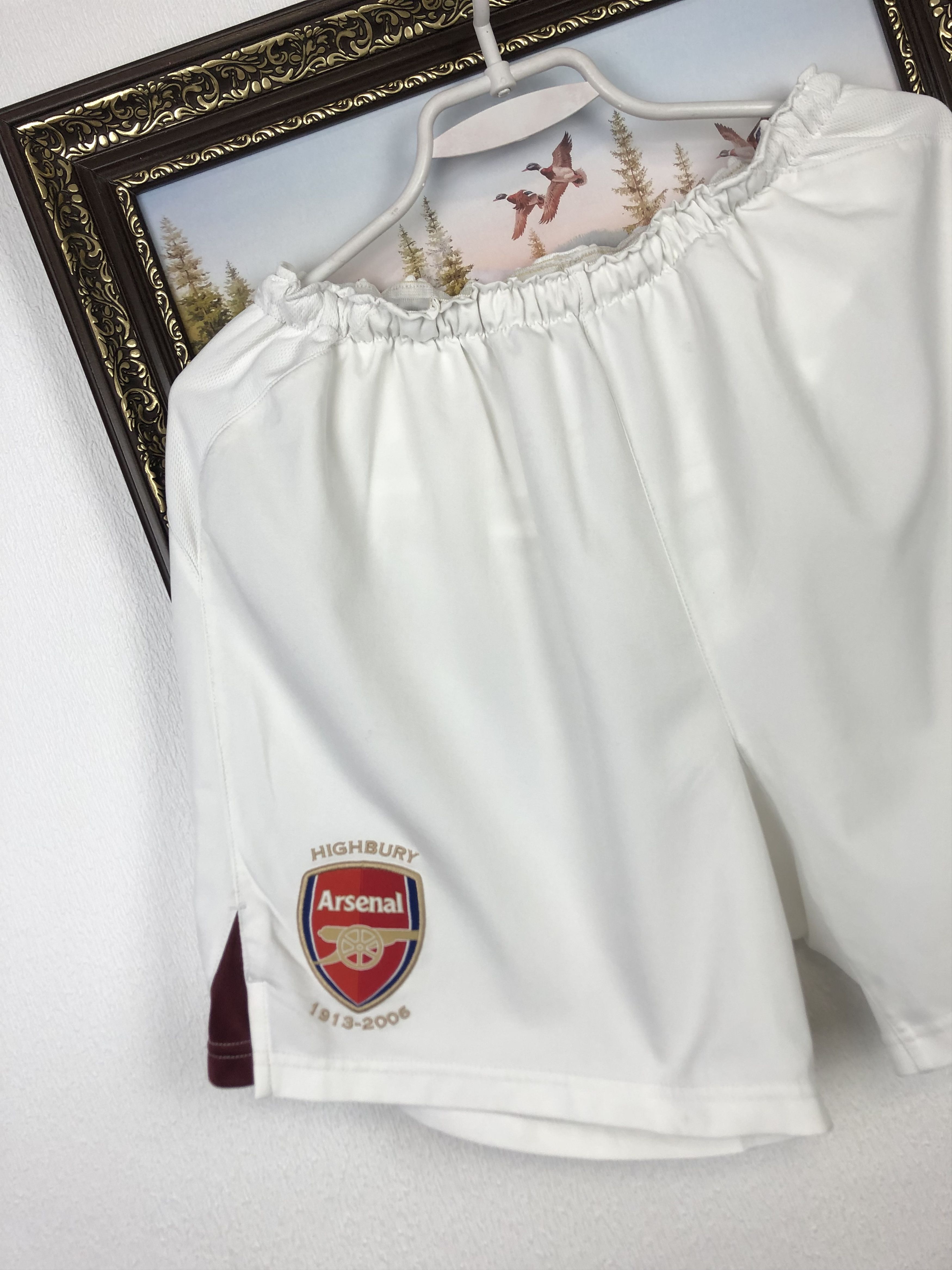 Nike Vintage Nike Arsenal Shorts 2005 Highbury Soccer Gunners M Size US 32 / EU 48 - 3 Thumbnail