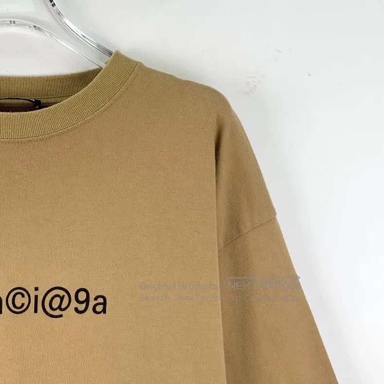 Balenciaga Balenciaga Brown Logo Letter Embroidered Cotton Round Neck Size US S / EU 44-46 / 1 - 3 Thumbnail