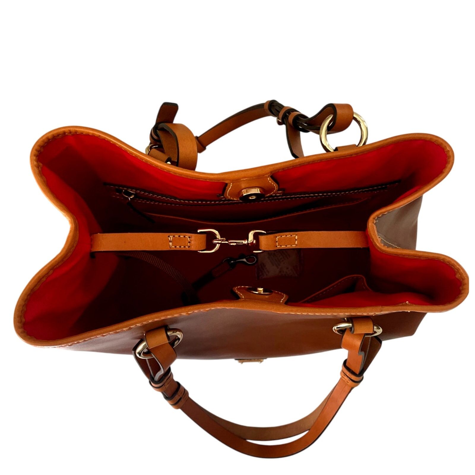 Dooney & Bourke Dooney and Bourke Briana Smooth Leather Shoulder Tote Purse Size ONE SIZE - 5 Thumbnail