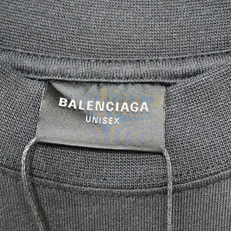 Balenciaga Balenciaga Blue Ring Wave Printed Distressed Short Sleeve Size US M / EU 48-50 / 2 - 5 Thumbnail