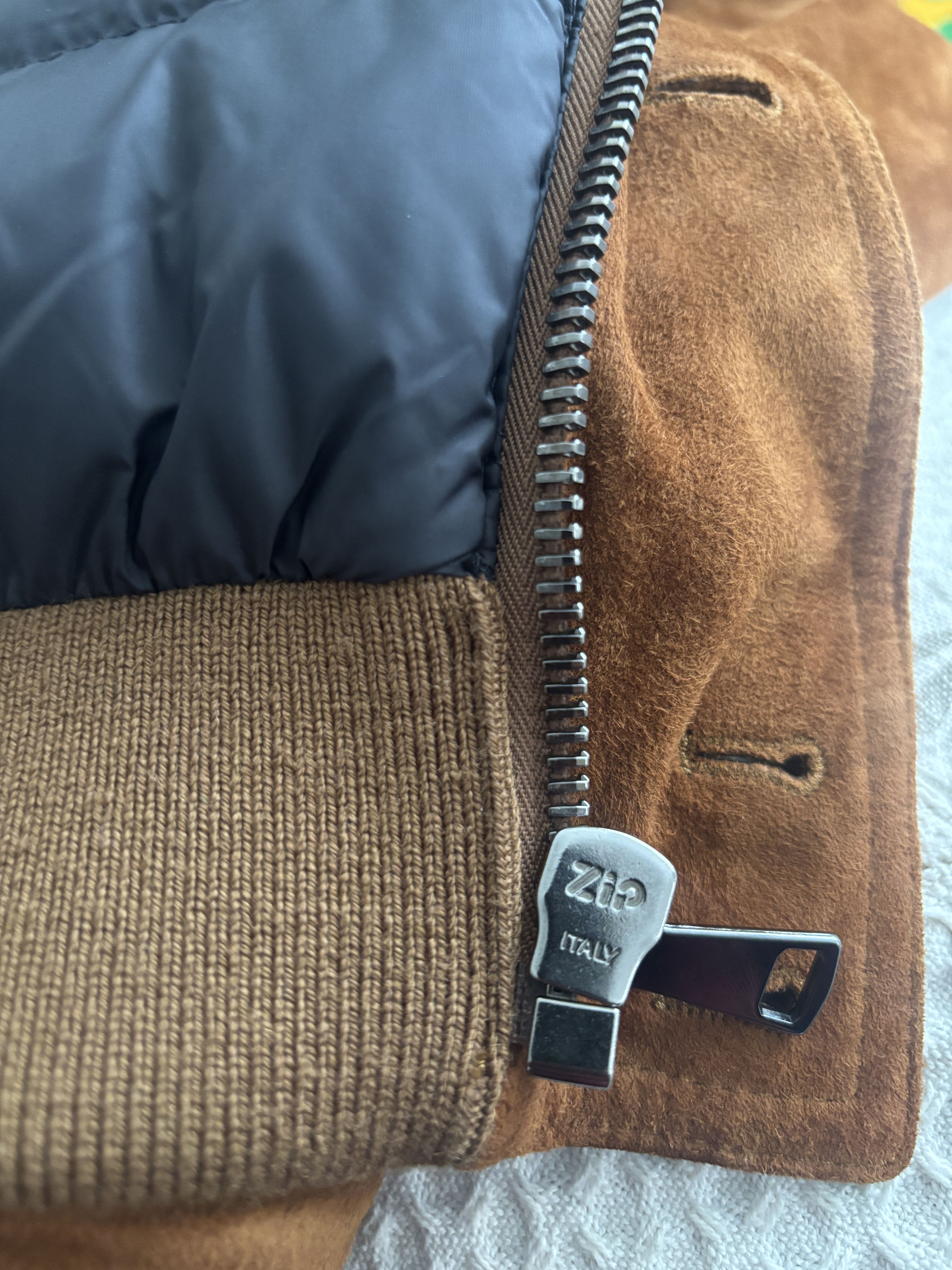 Valstar $1995 Down Suede Bomber Jacket- EU54 - US 40-42 (Large) Size US L / EU 52-54 / 3 - 12 Thumbnail