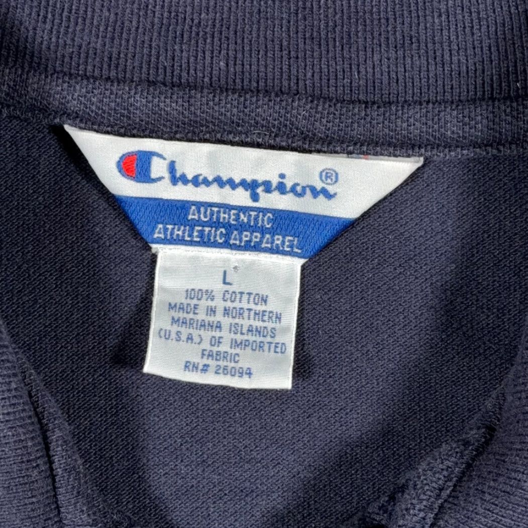 Champion VINTAGE Champion Atlanta USA Olympics Polo Shirt Men Large Blue 90s Embroidered Logo Shirt Mens Size US L / EU 52-54 / 3 - 6 Thumbnail