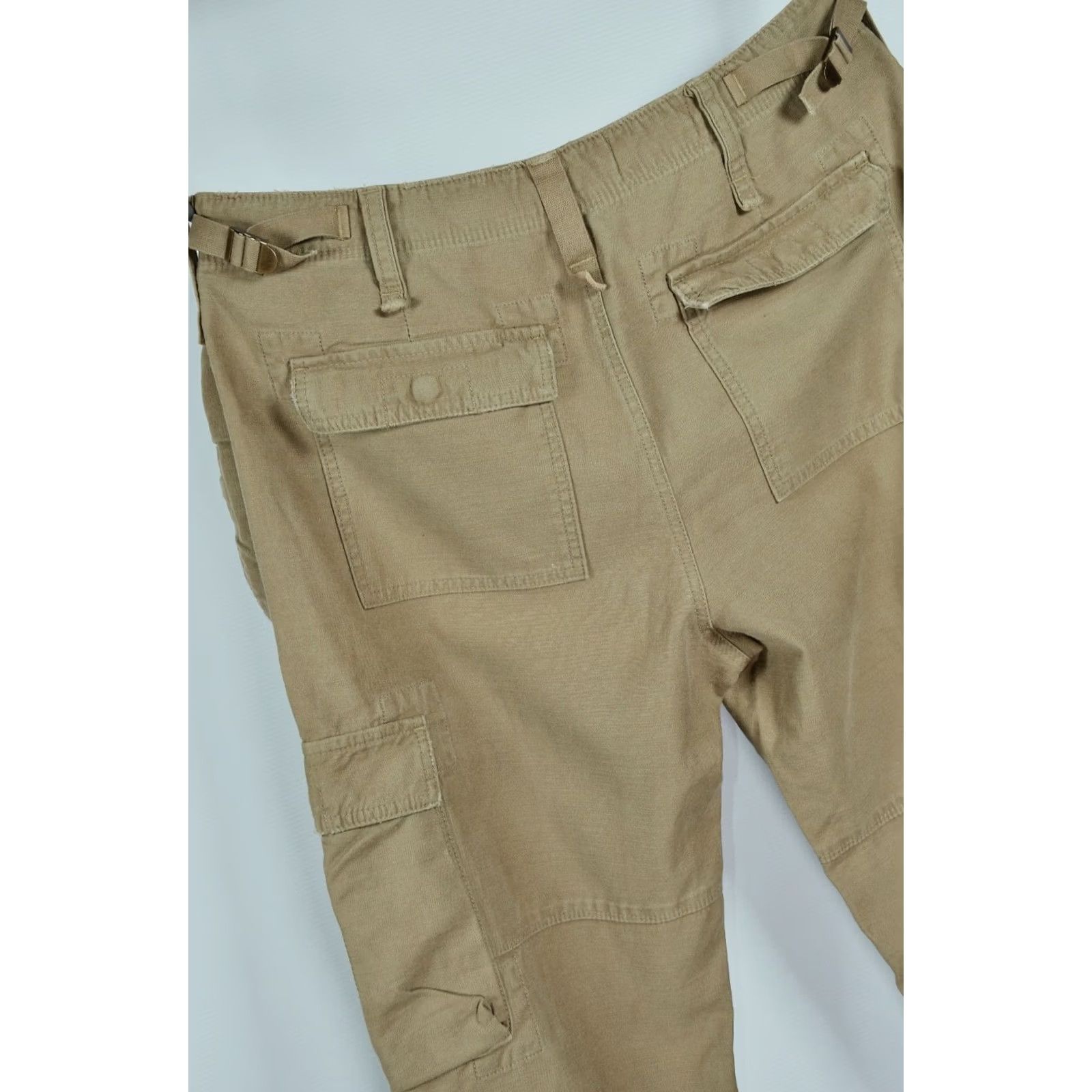 Ralph Lauren Ralph Lauren 67 Surplus Military Cargo Pants Men's W32 L34 Cargo Pocket Beige 100% Cotton Classic Fit Size US 32 / EU 48 - 7 Thumbnail