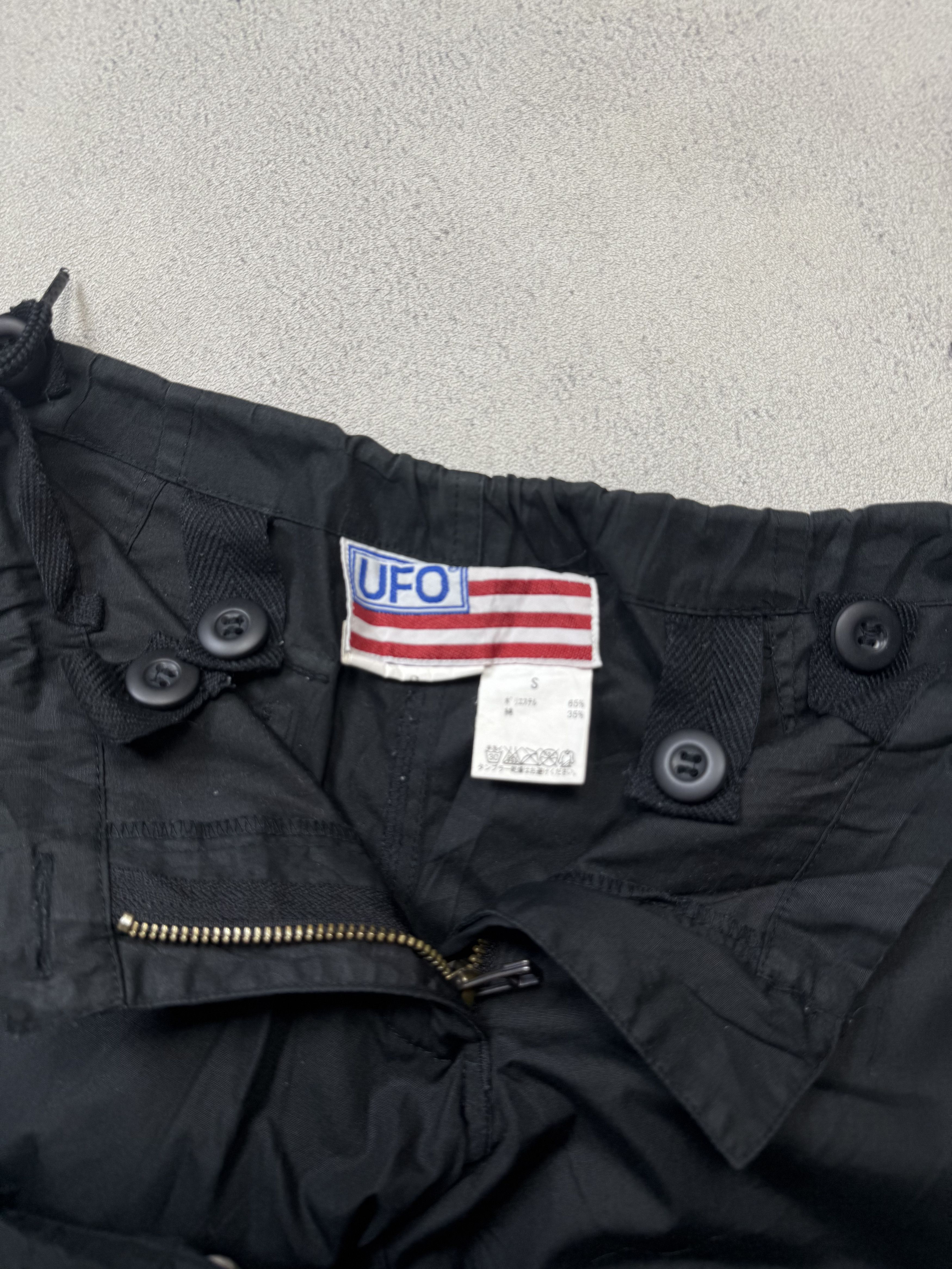 Japanese Brand UFO Multi Pocket Technical Cargo Cropped Pants Y2K Size 28" / US 6 / IT 42 - 5 Thumbnail