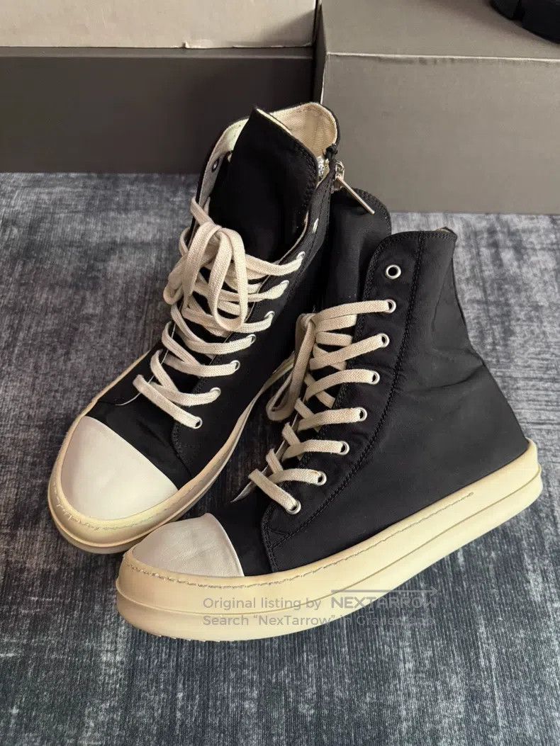 Rick Owens Rick Owens Double-thread silk-faced Converse shoes Size US 8 / EU 41 - 1 Thumbnail