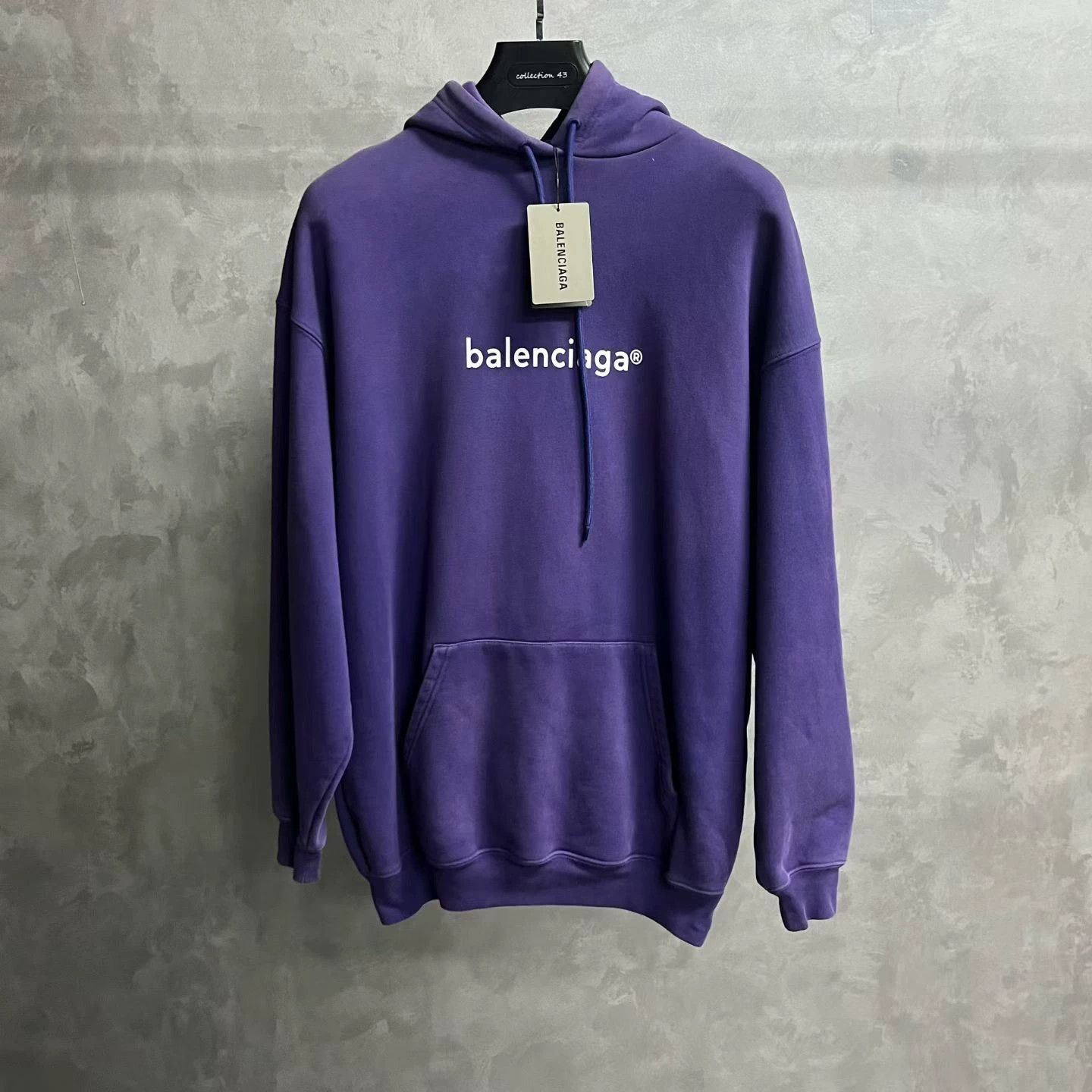 Balenciaga Balenciaga Retro Blue Hoodie XS Men Size US XS / EU 42 / 0 - 1 Thumbnail