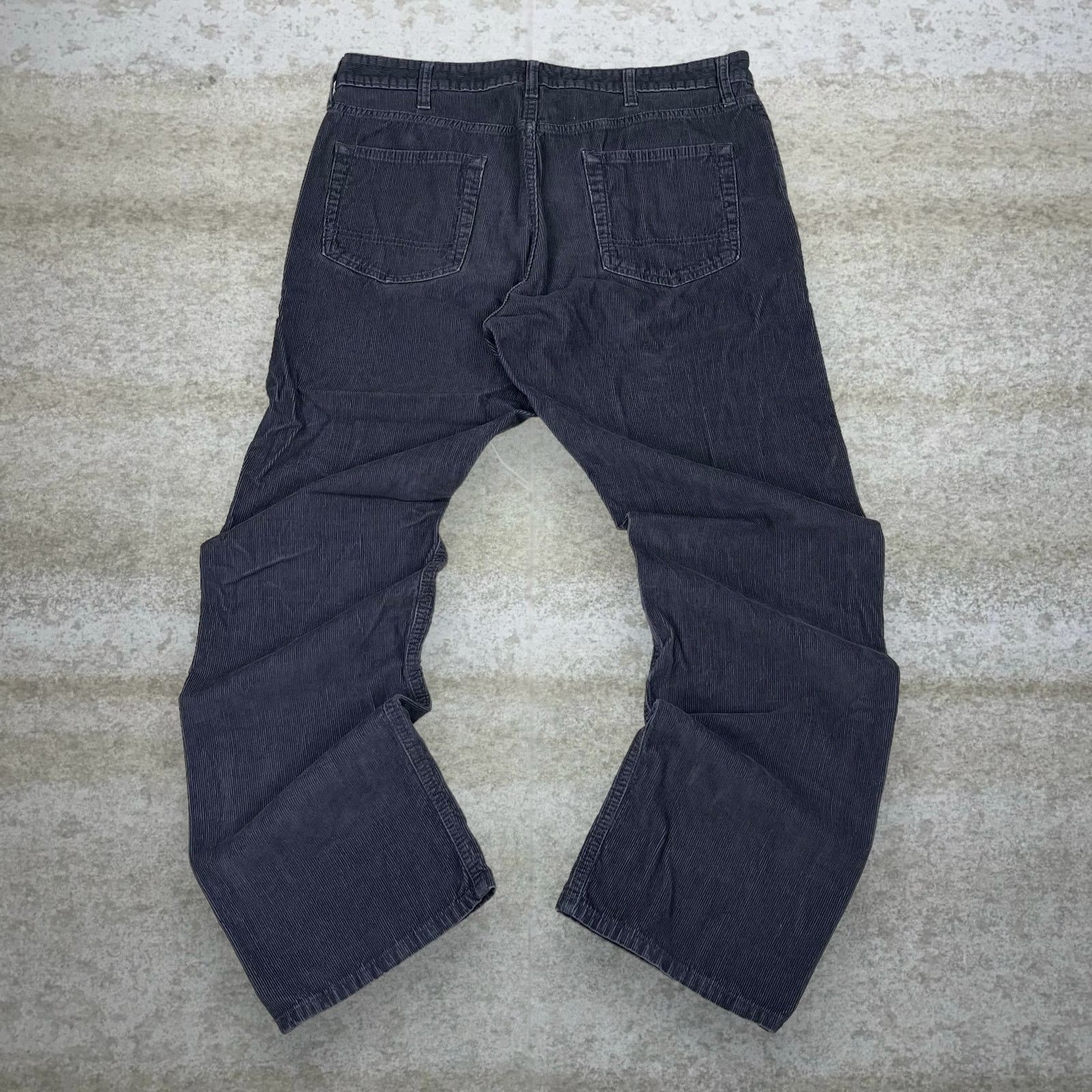Eddie Bauer Vintage Y2K Eddie Bauer Corduroy Pants 36x32 Straight Grey Size US 36 / EU 52 - 1 Thumbnail