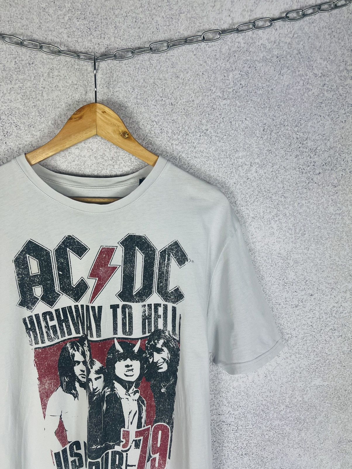 Band Tees Vintage AC/DC Highway To Hell USA Tour 1979 Band Tee Size US L / EU 52-54 / 3 - 5 Thumbnail