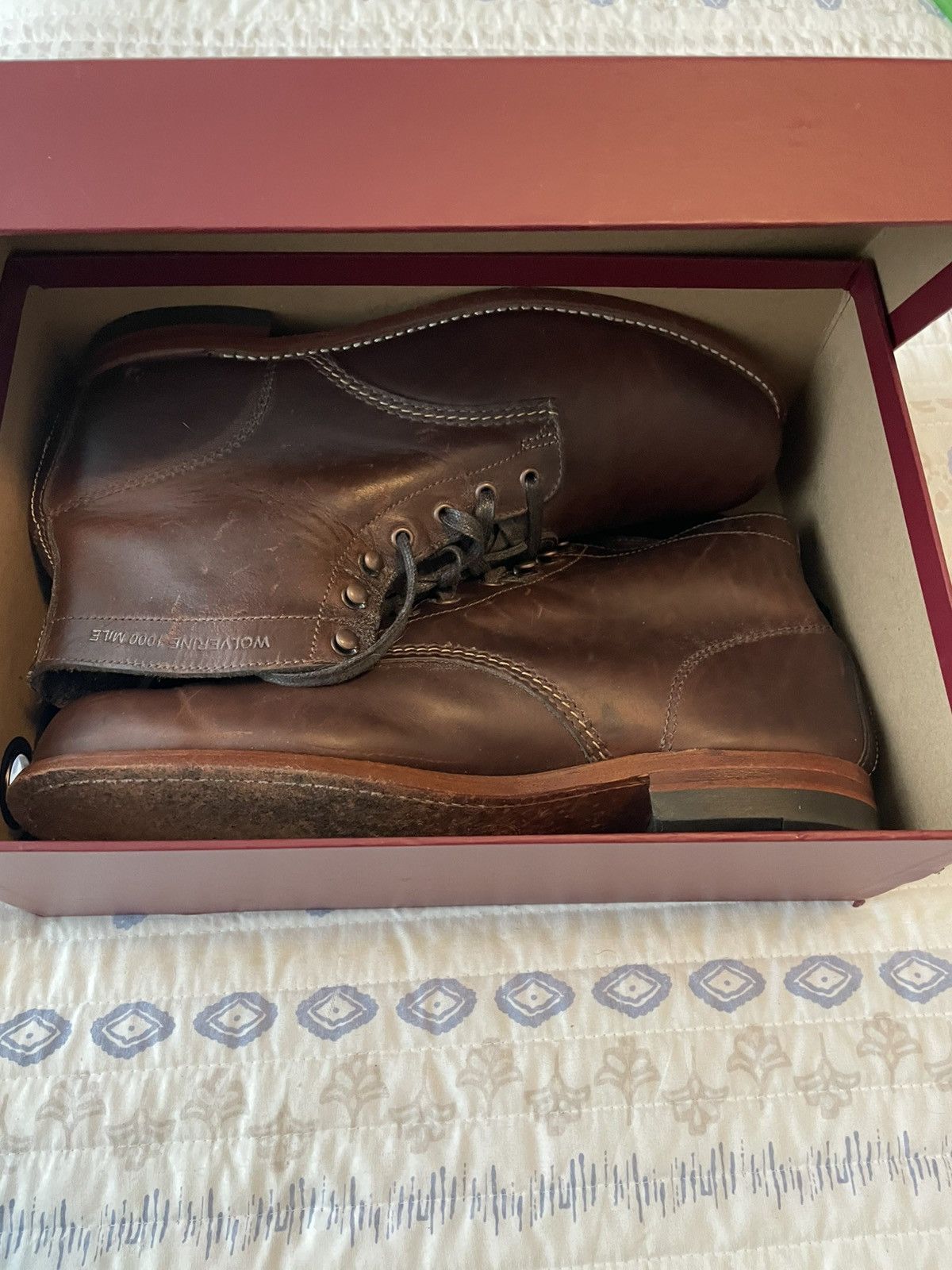 Wolverine Wolverine 1000 Mile Boots Brown Horween Leather USA 10.5D Size US 10.5 / EU 43-44 - 7 Thumbnail
