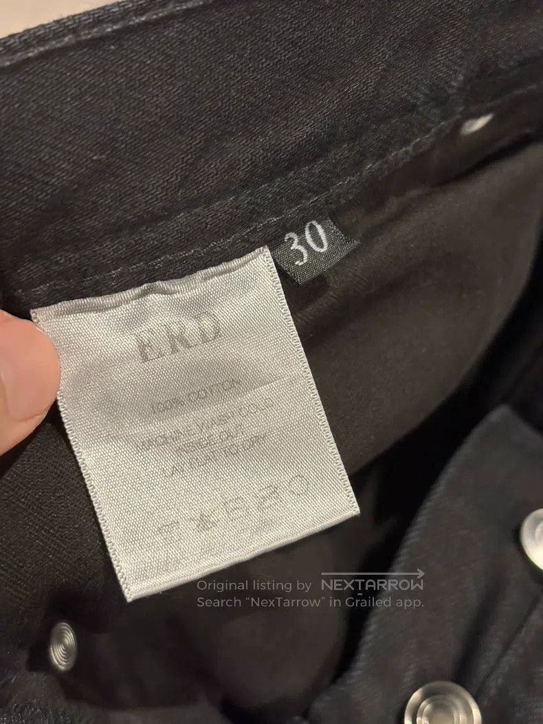 Enfants Riches Deprimes Enfants Riches Deprimes Black Basic Straight-Leg Jeans Size US 30 / EU 46 - 5 Thumbnail
