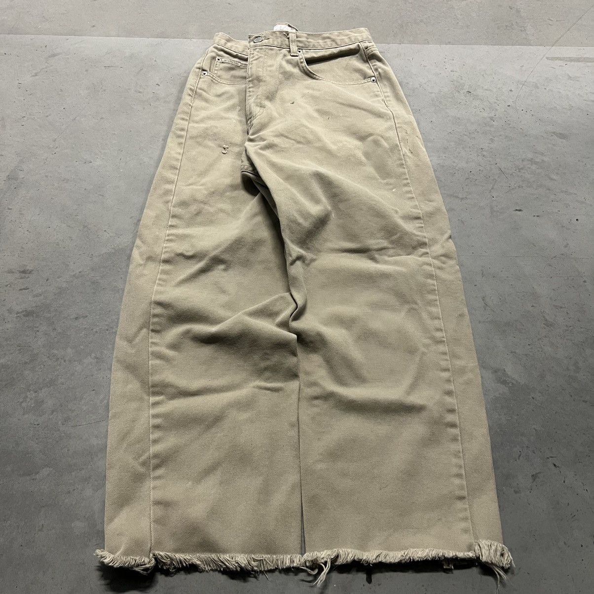 Calvin Klein × Vintage Crazy Vintage Y2K Easy Fit Khaki Calvin klein Jeans! Size US 34 / EU 50 - 3 Thumbnail