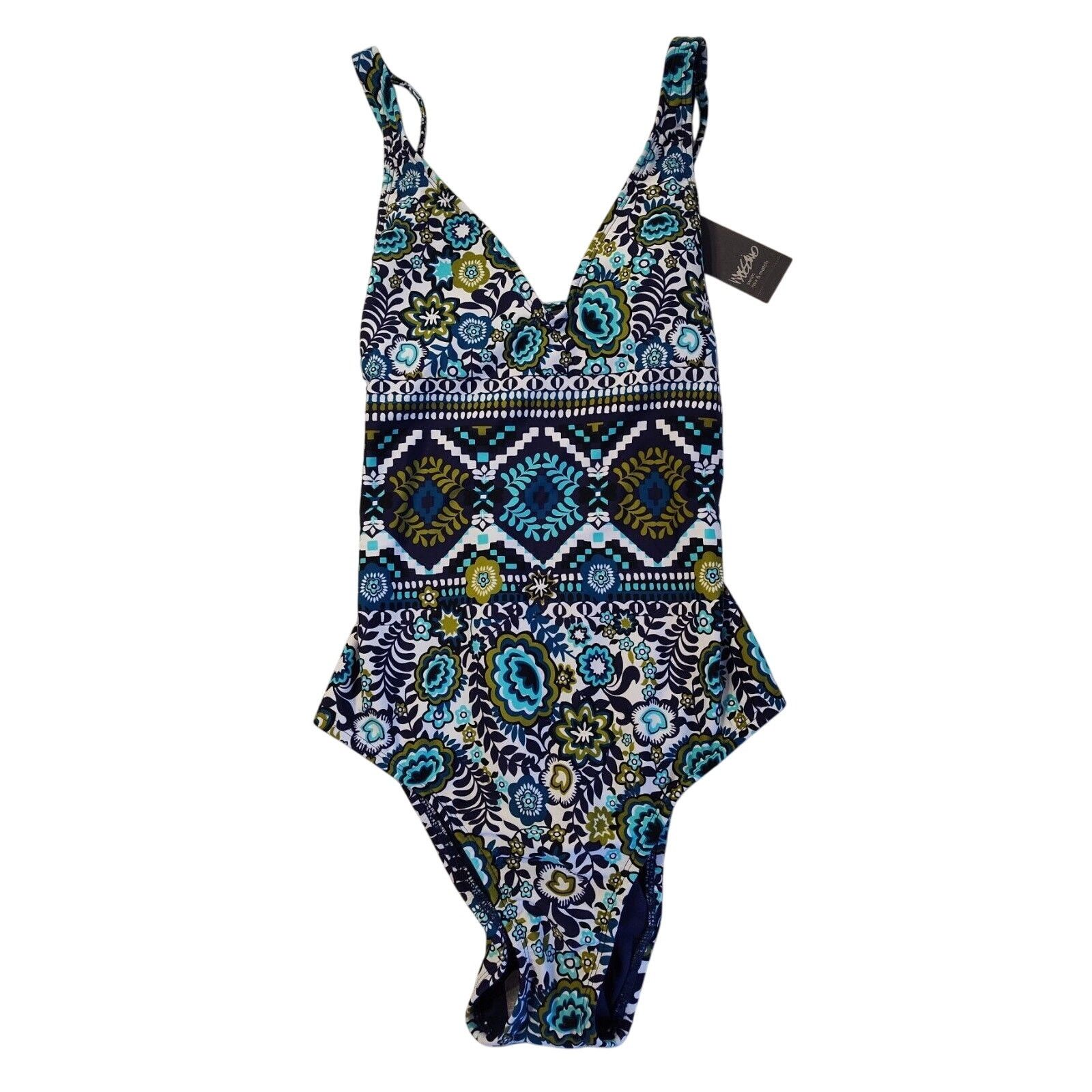 Mossimo Mossimo Bathing Swim Suit Size Small Swim Blue Green Size S / US 4 / IT 40 - 3 Thumbnail