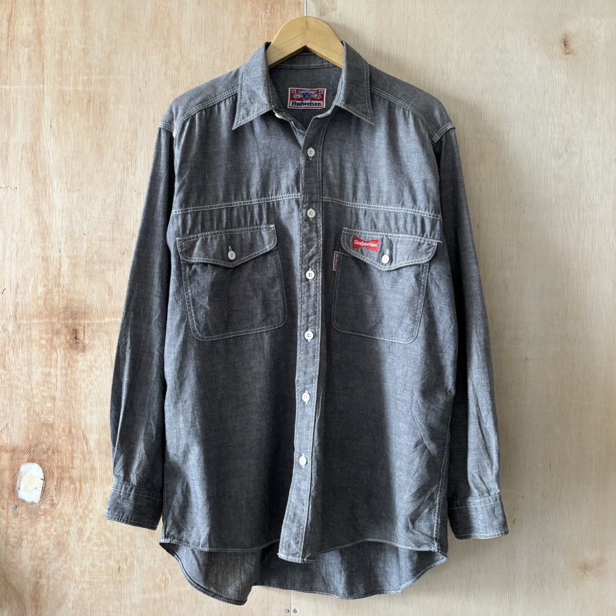 Budweiser Vintage Budweiser Work Shirts Size US L / EU 52-54 / 3 - 1 Thumbnail