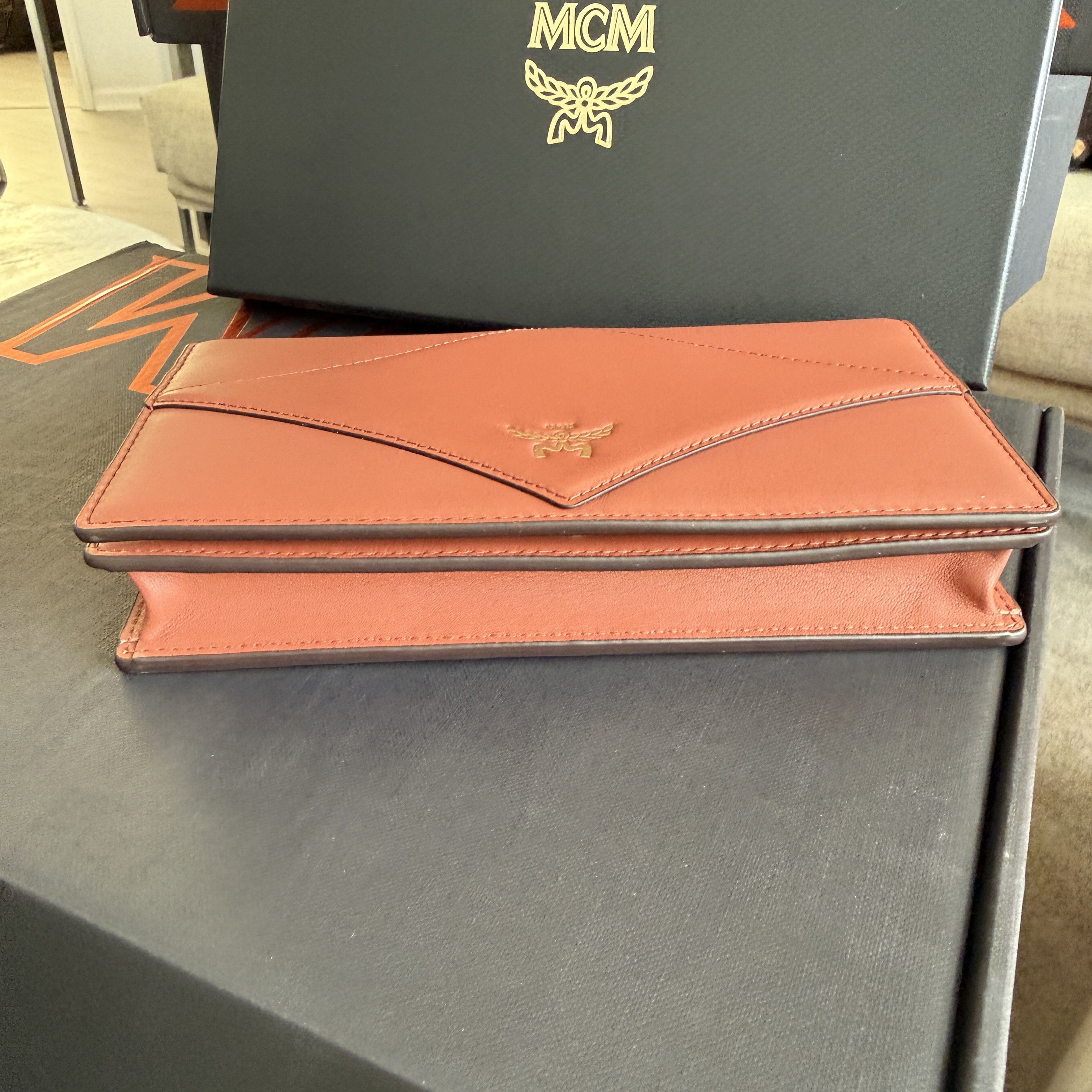 MCM MCM Wallet Purse On Leather and Chain, MYL ESAK01 X7001 Size ONE SIZE - 6 Thumbnail