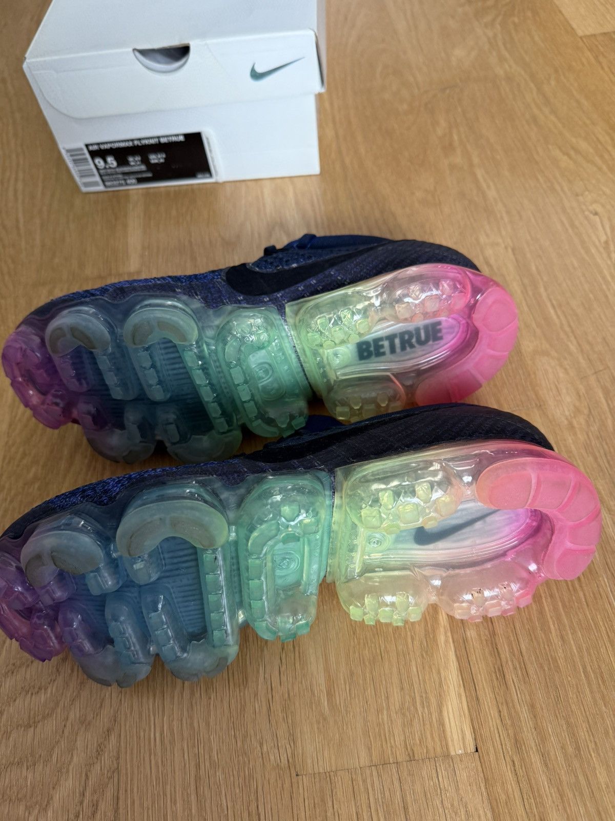 Nike AIR Vapormax Flyknit BETRUE Size US 9.5 / EU 42-43 - 4 Thumbnail