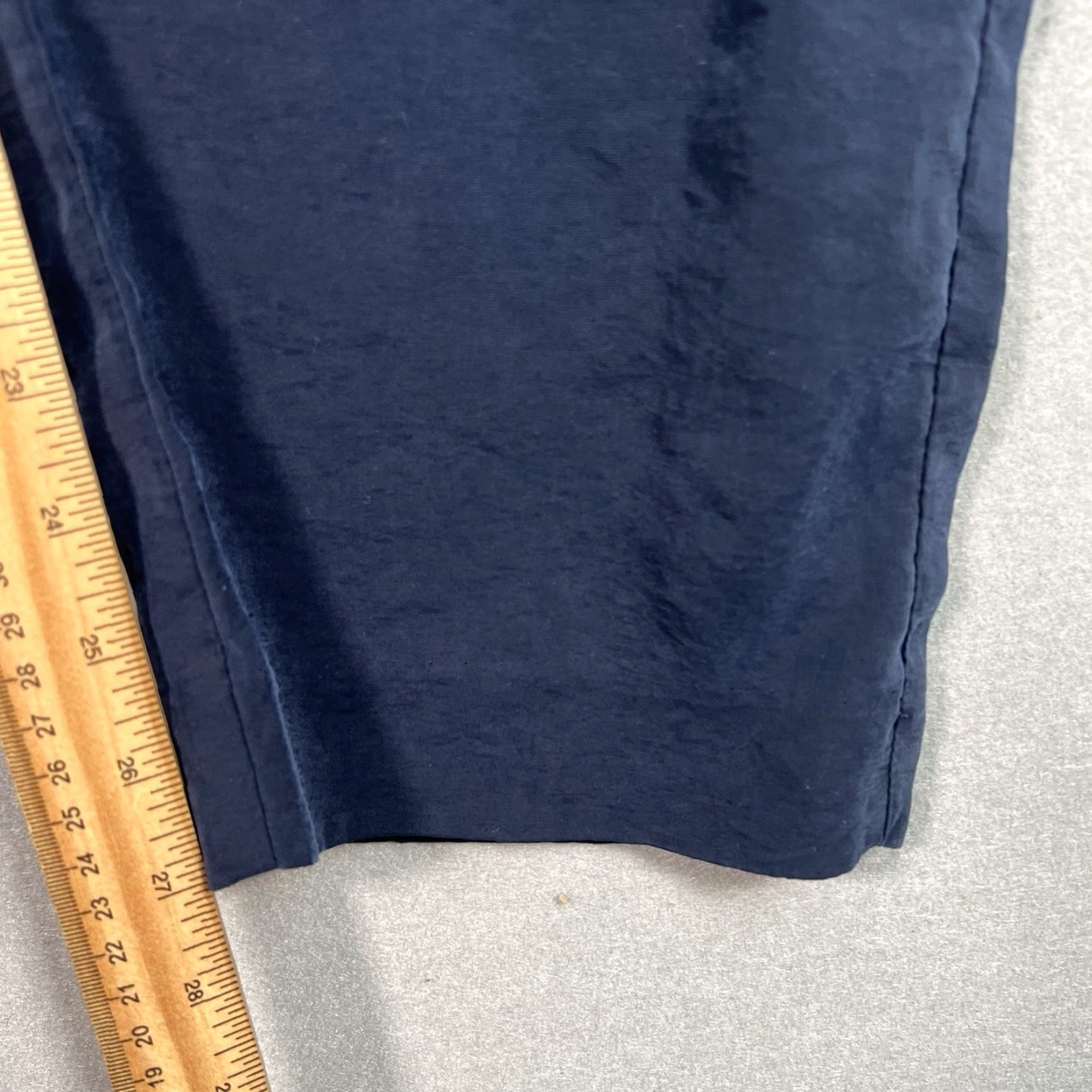 Madewell VINTAGE Madewell Straight Dress Pants Womens 00 Blue Lenzing Modal Blend Shirt? Size 24" / US 00 / IT 34 - 4 Thumbnail
