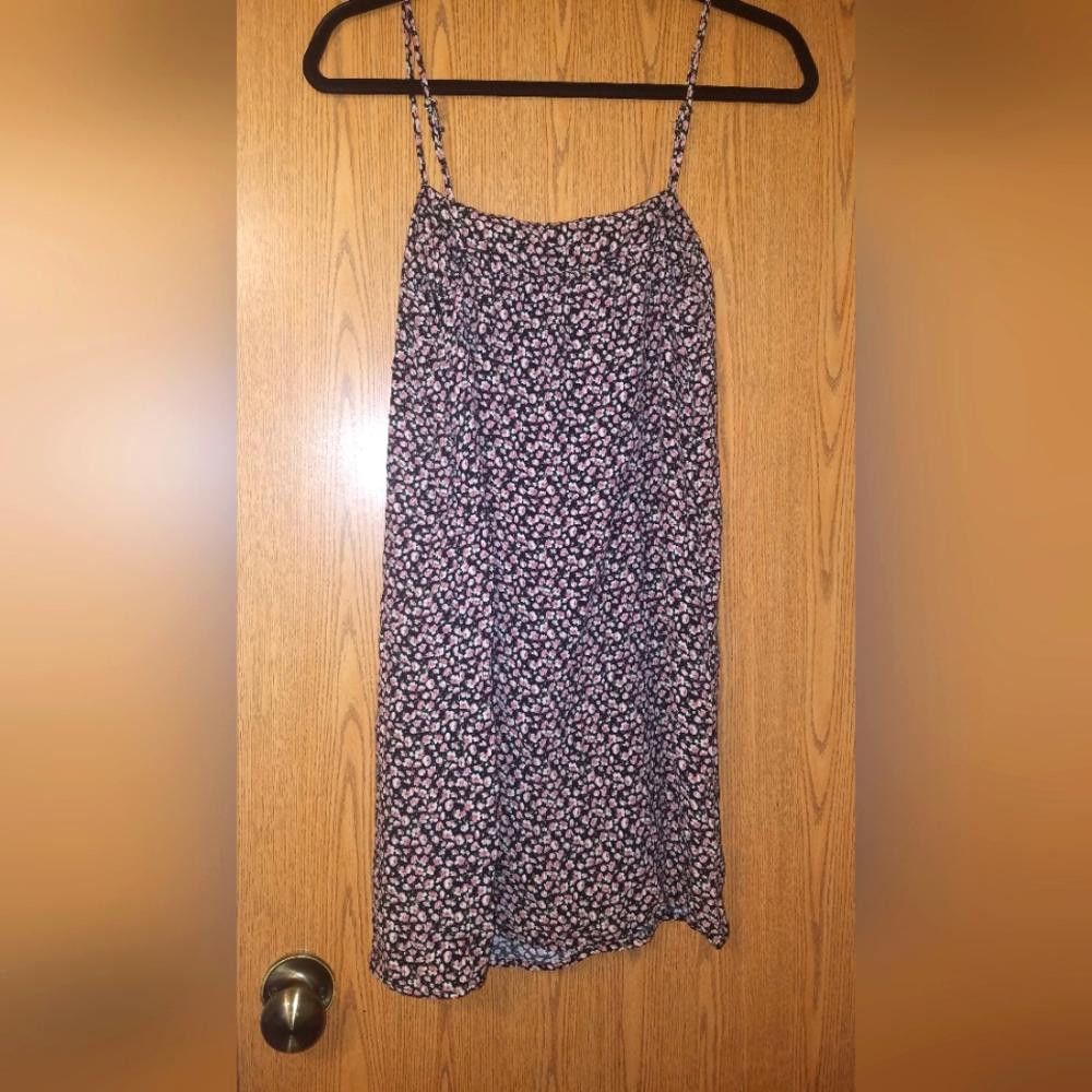 Designer Brandy Melville Floral Dress Size ONE SIZE - 2 Thumbnail