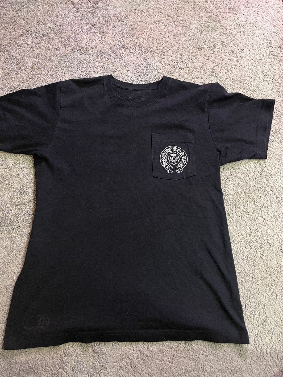 image of Chrome Hearts Heroes Project T-Shirt in Black, Men's (Size Medium)