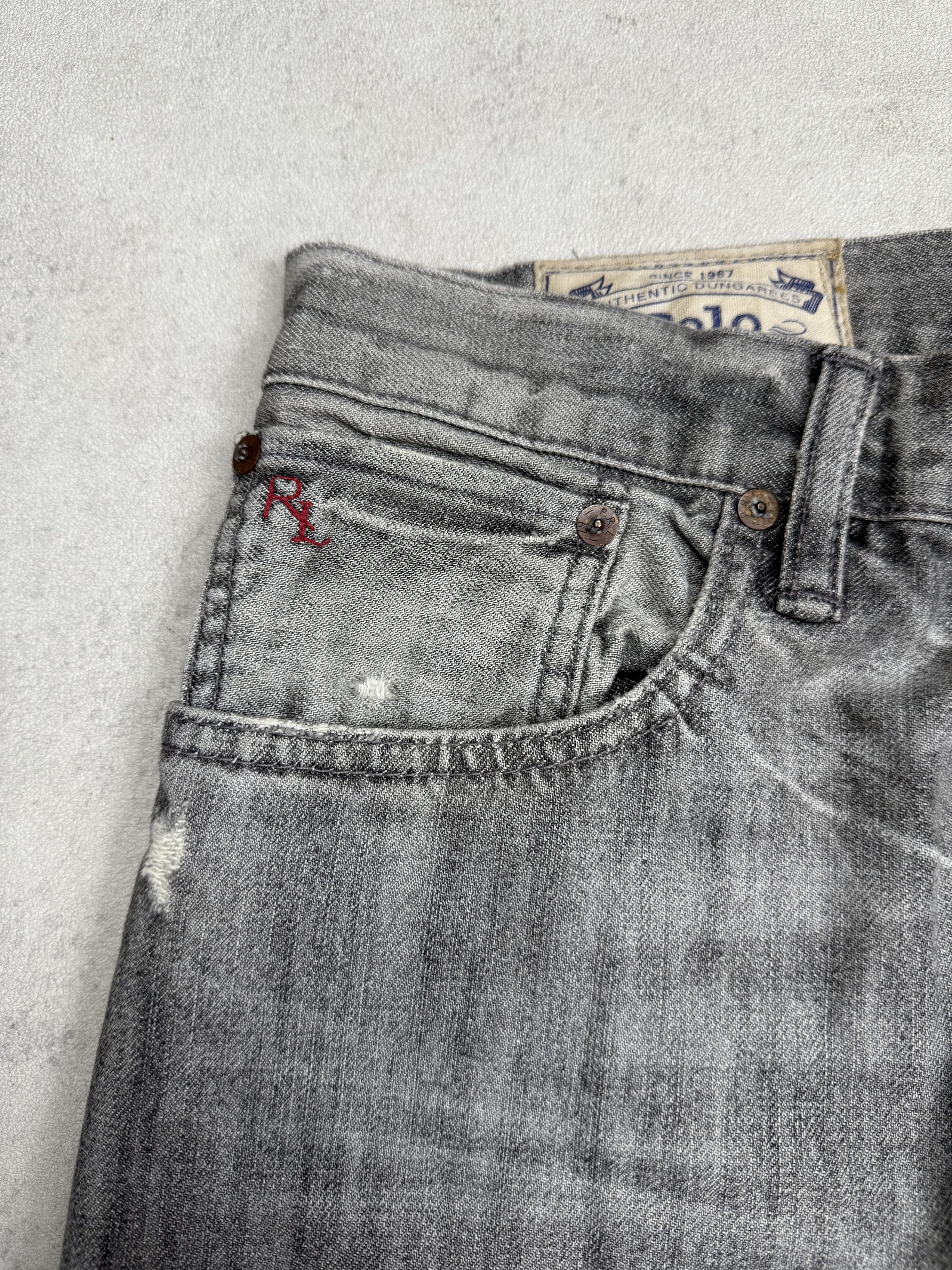 Polo Ralph Lauren Polo Ralph Lauren Denim Slim Straight Pants Faded Whiskers Size US 34 / EU 50 - 5 Thumbnail
