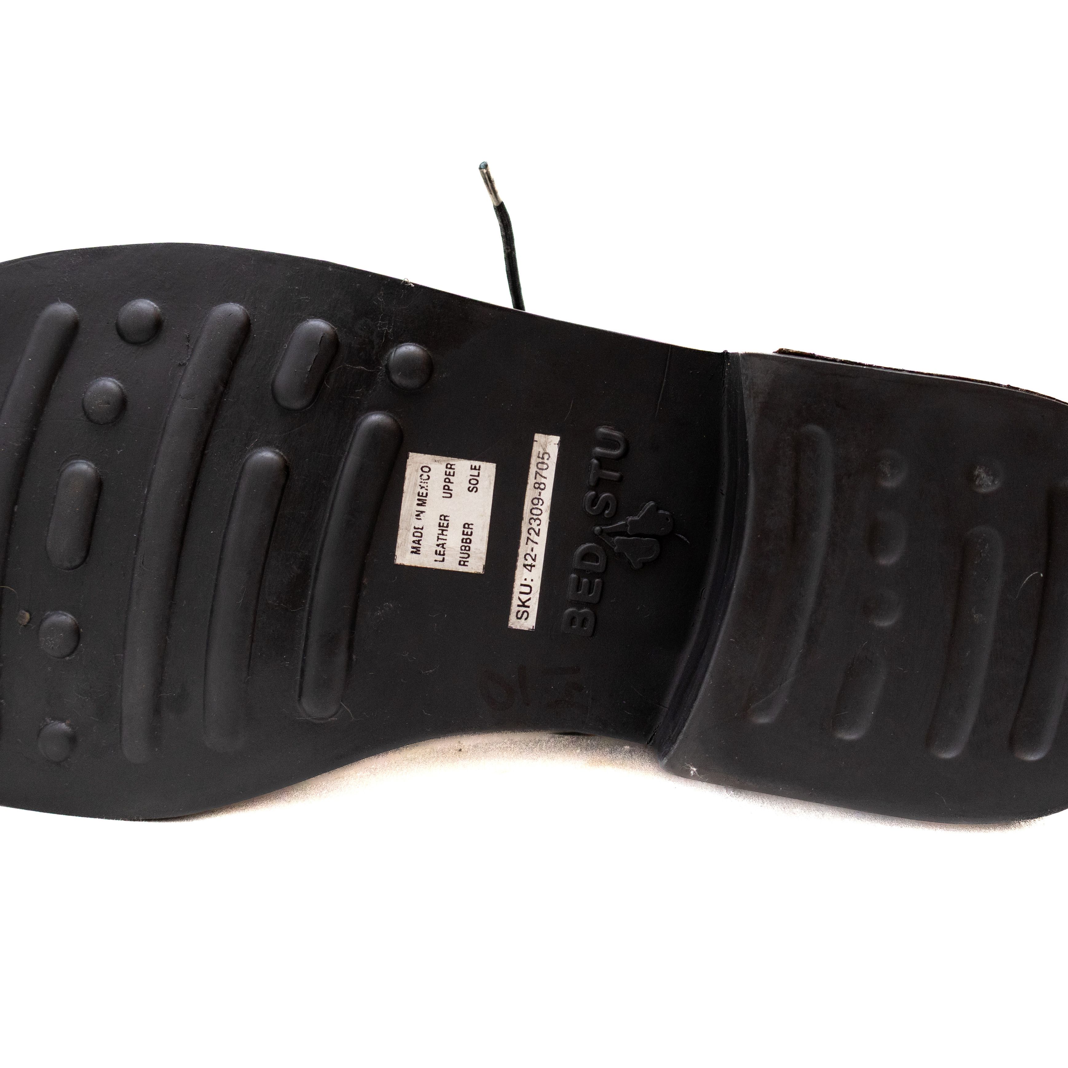 Bed Stu × Vintage Vintage Bedstü x Speedy Black Leather Oxford Shoes Sz:9.5 Size US 9.5 / EU 42-43 - 9 Thumbnail