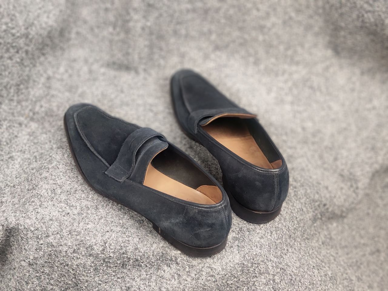 George Cleverley George Cleverley HandMad suede Leather Classic penny Loafers Size US 11 / EU 44 - 19 Thumbnail
