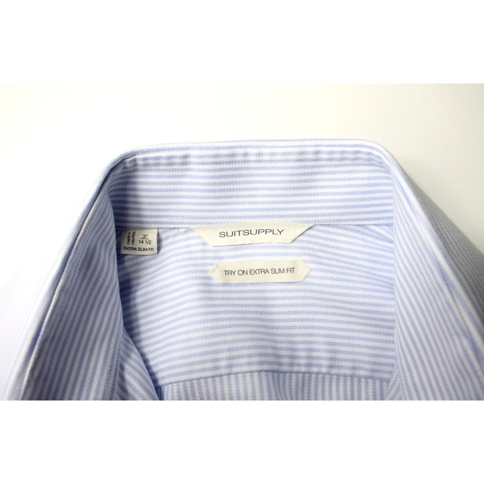 Suitsupply Suitsupply Dress Shirt Men 37/14 1/2 Pinstripe Extra Slim Fit Formal Shirt Size 36R - 7 Thumbnail