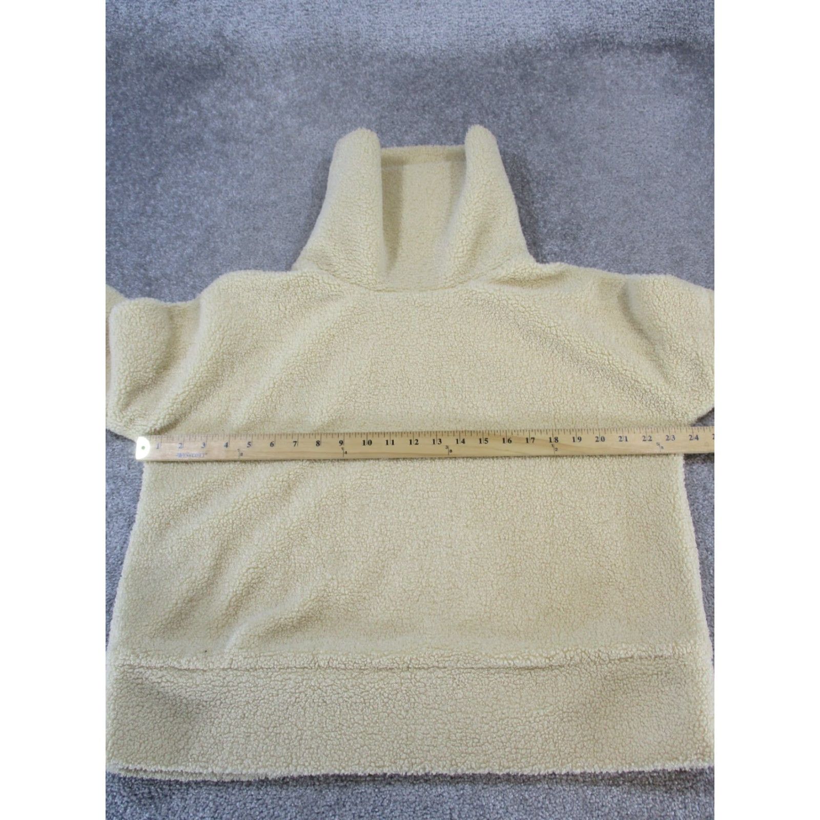 Vintage Tuckernuck Sweater Womens XS Beige Turtleneck Fleece Pullover Knit Shirt Pullover XS Womens 90s? Size XS / US 0-2 / IT 36-38 - 6 Thumbnail