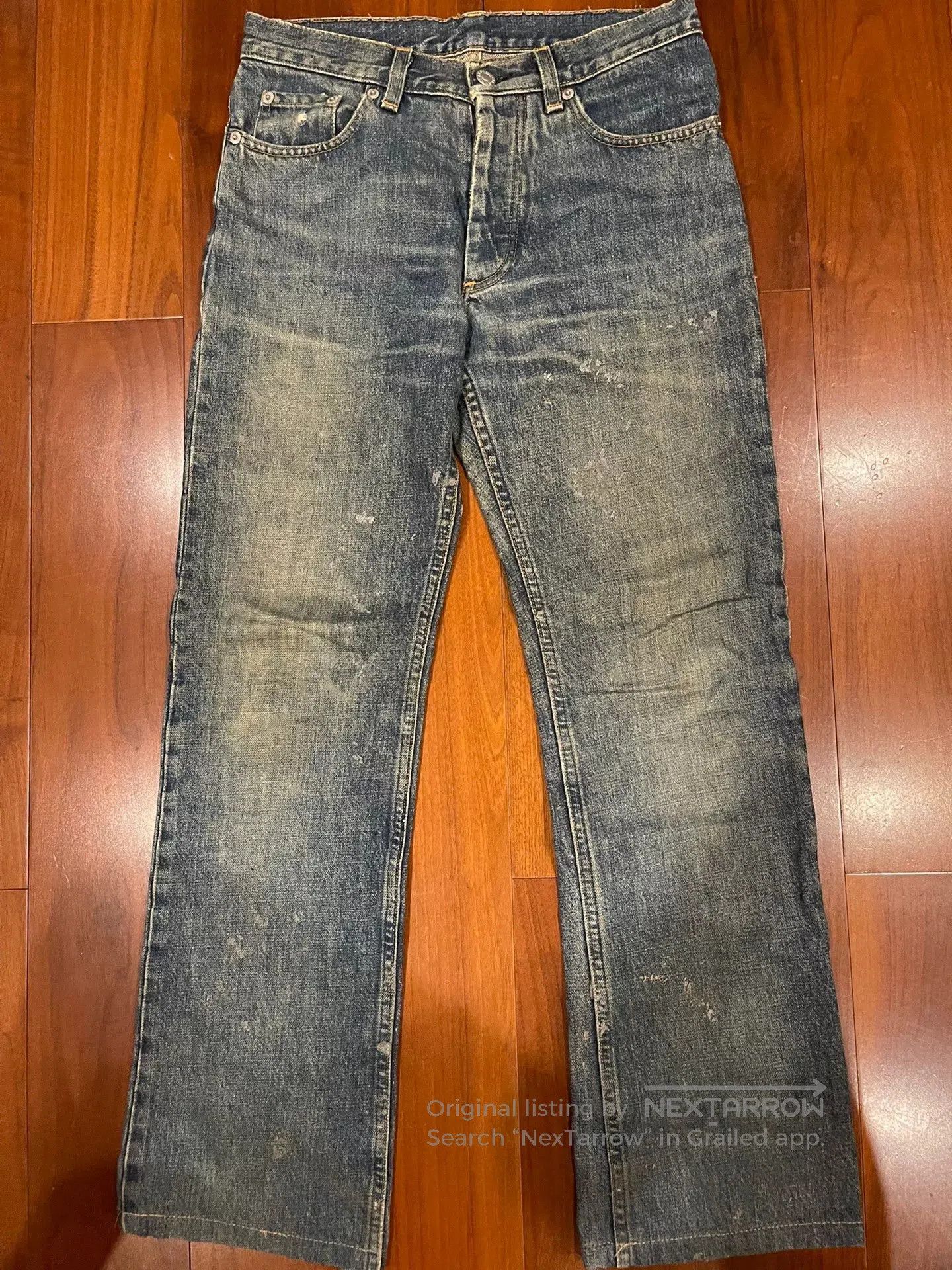 Junya Watanabe Helmut Lang Painted Denim Jeans. Size 27" / US 4 / IT 40 - 7 Thumbnail