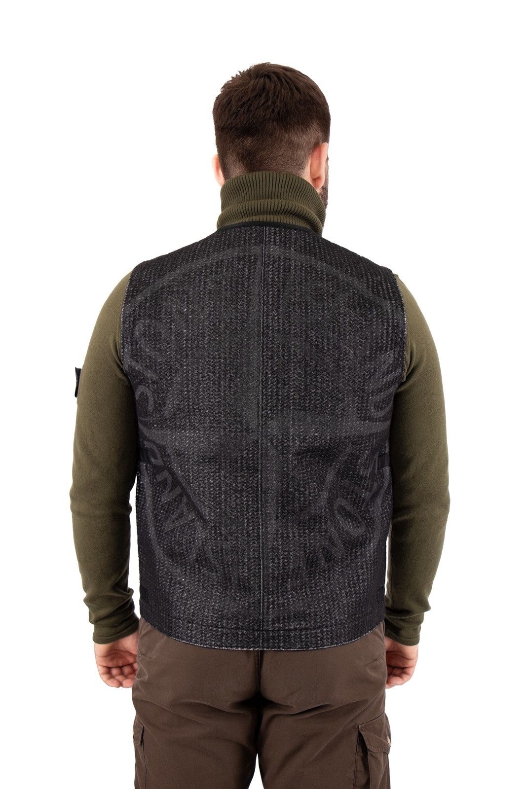 Stone Island Stone Island Needle Punched Reflective Vest Grey Black Size US L / EU 52-54 / 3 - 3 Thumbnail
