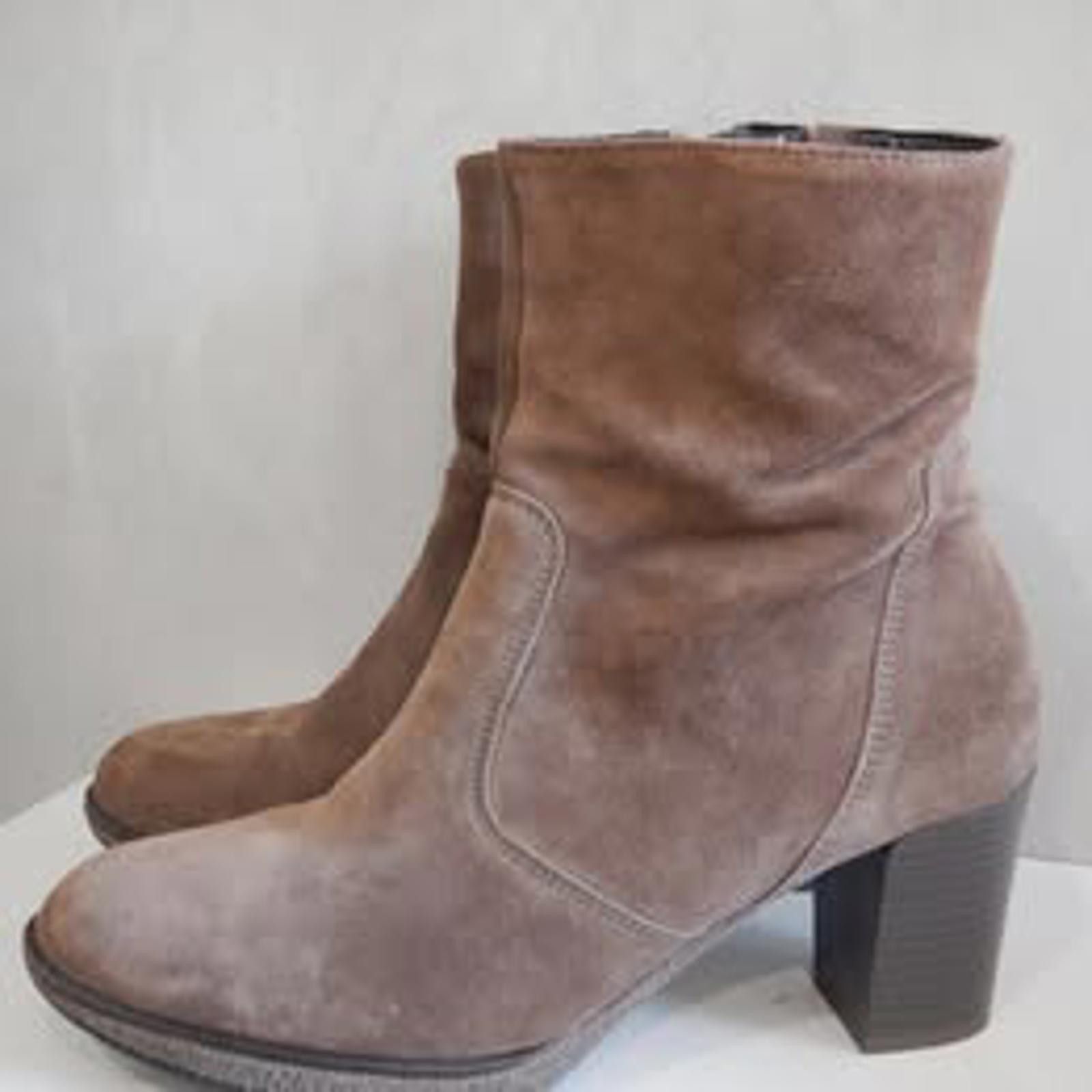 Aran Isles Knitwear ARA Women's Suede Leather Ankle Boots Zip Up Shoe size 7 Size US 8 / IT 38 - 4 Thumbnail