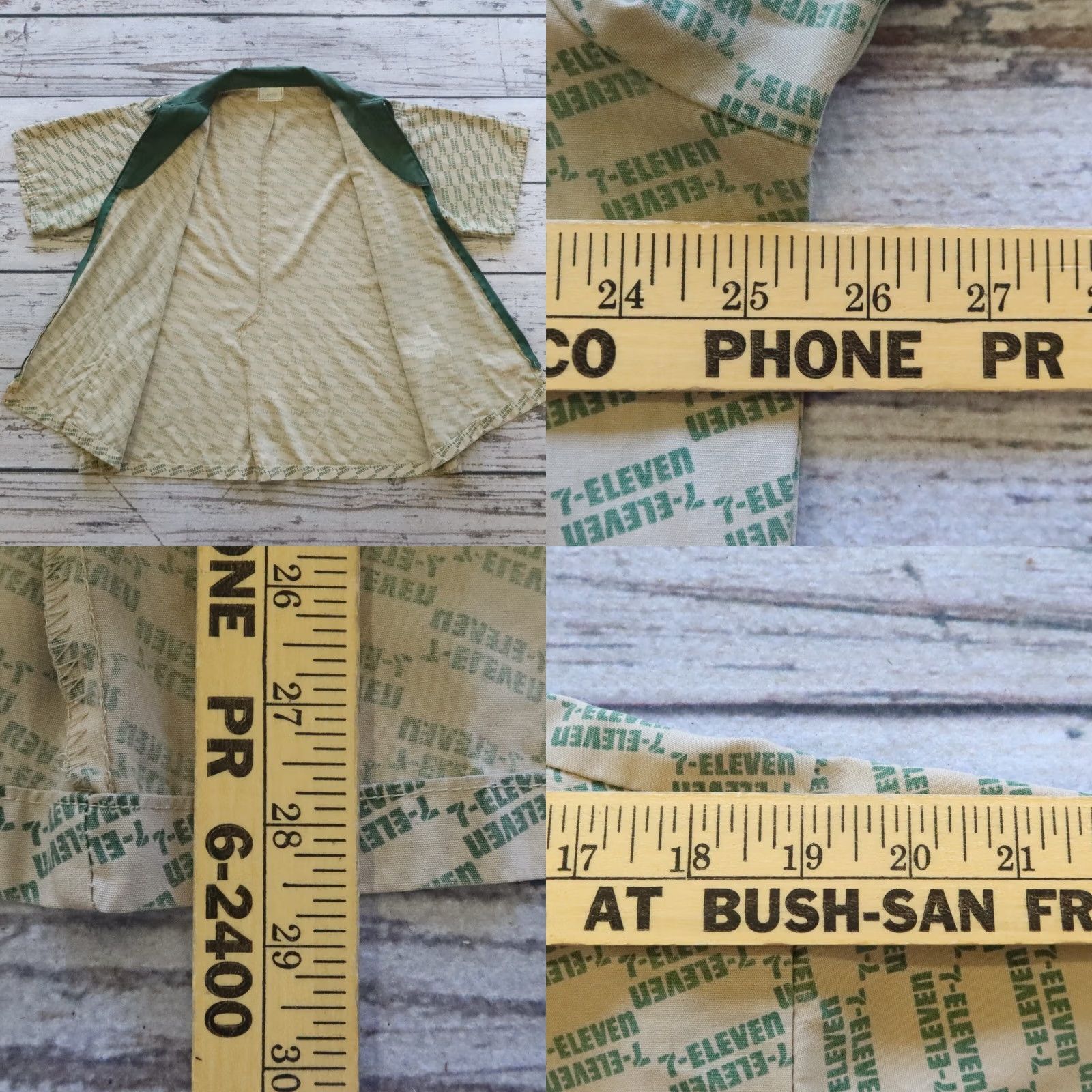 Vintage VINTAGE 7-Eleven Work Uniform Shirt XL Men Brown Cotton Blend Made in USA Shirt XL Mens Brown 7-Eleven Vintage 90s Football Workwear Size US XL / EU 56 / 4 - 8 Thumbnail