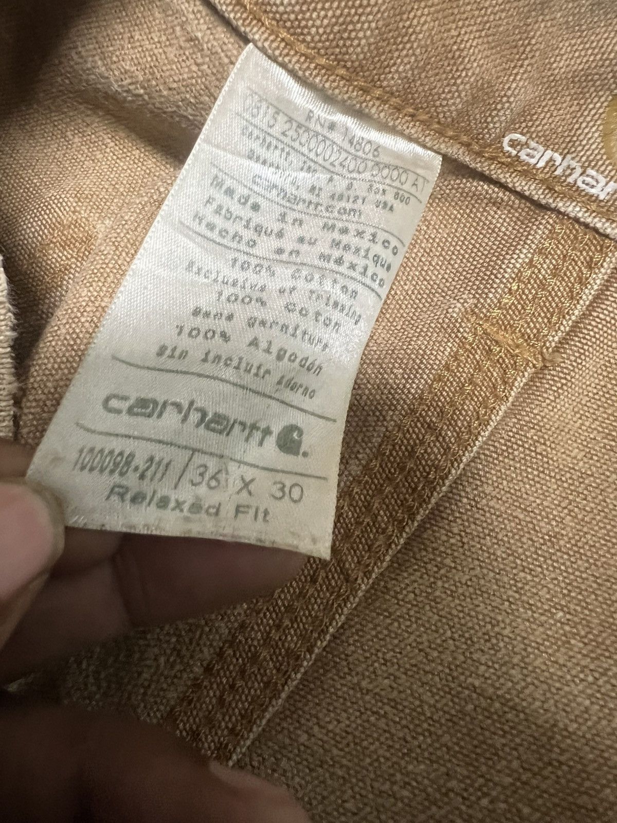 Carhartt Vintage carhartt double knee relaxed fit denim Size US 36 / EU 52 - 4 Thumbnail