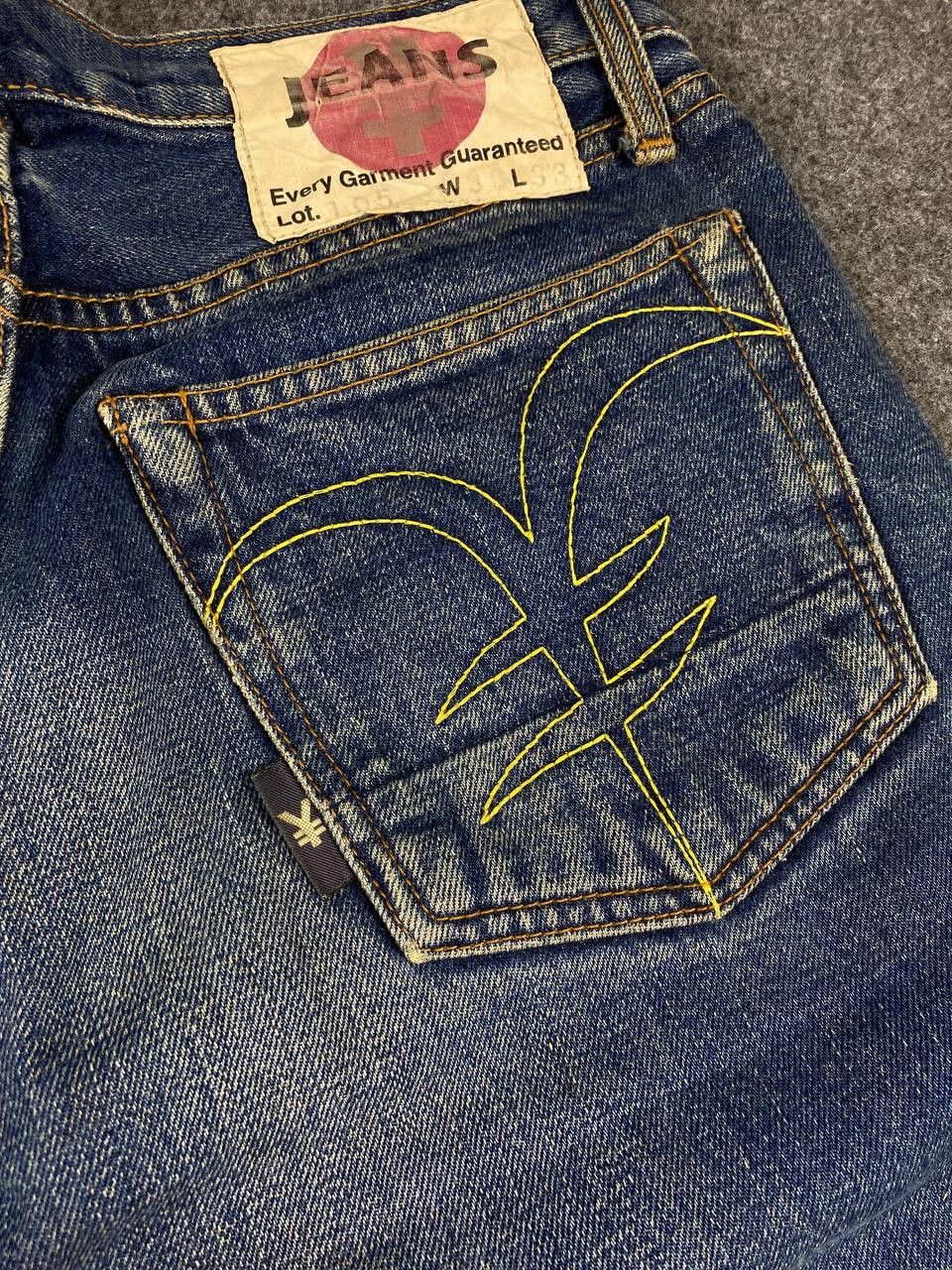 Le Grande Bleu (L.G.B.) vintage yen japanese brand selvedge denim nice design Size US 30 / EU 46 - 5 Thumbnail