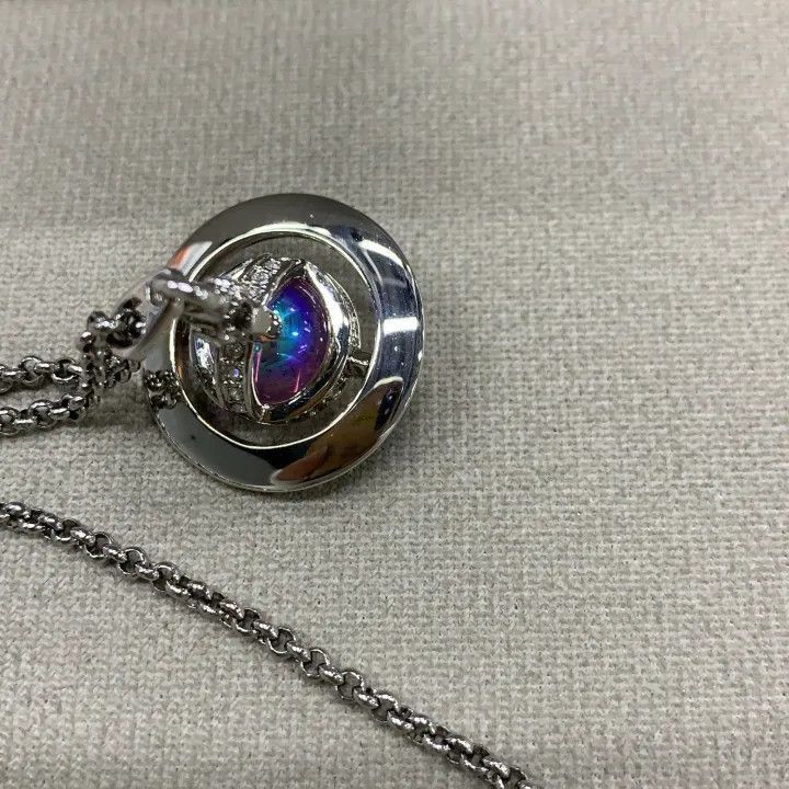 Vivienne Westwood Vivienne Westwood Aurora Brass Pendant Necklace -2507 Size ONE SIZE - 2 Thumbnail