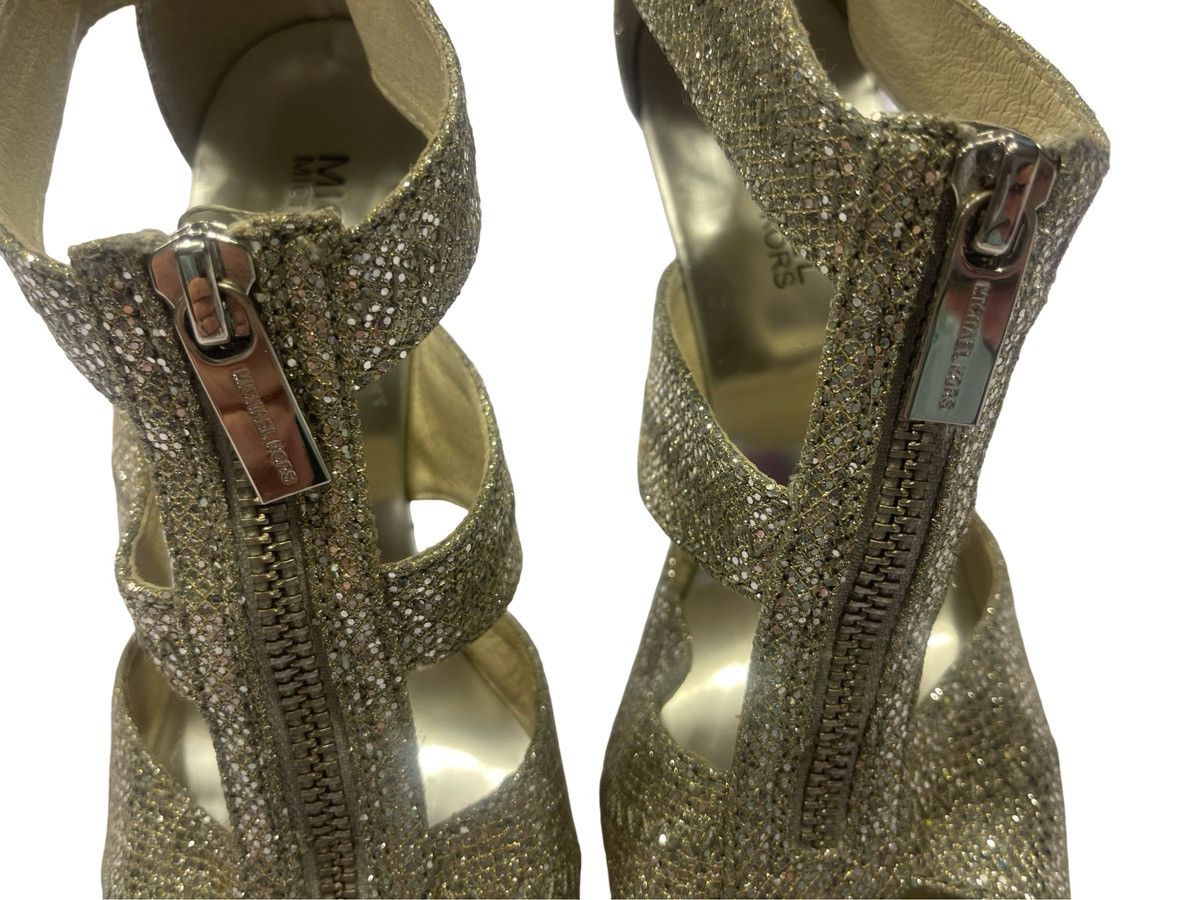 Michael Kors Michael Kors Berkley Sparkly Glitter Front Zip Heels Size 6 Size US 6 / IT 36 - 13 Thumbnail