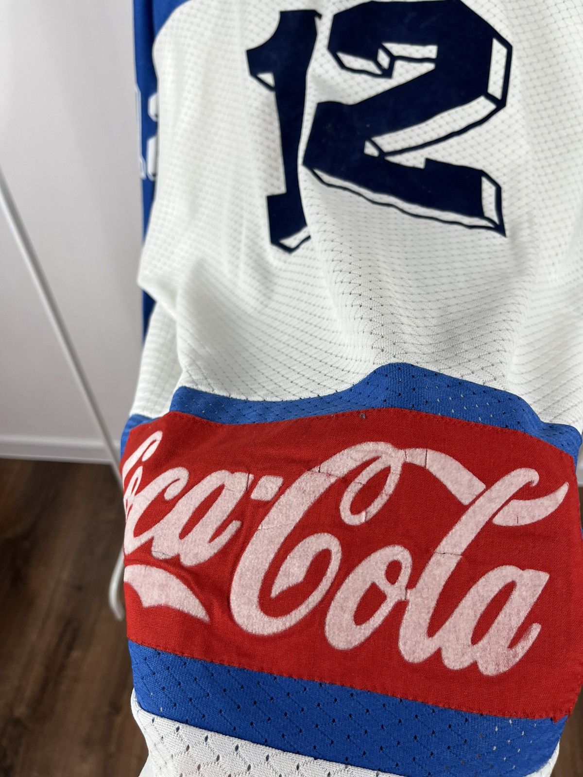 Vintage Vintage Coca-Cola Ice Hockey Jersey Innsbruck #12 Size US XL / EU 56 / 4 - 15 Thumbnail