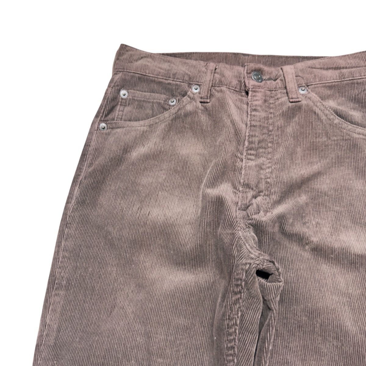 Levi's Vintage Levis 517 Brown Corduroy Flare Jeans Hedi Slimane Size US 28 / EU 44 - 4 Thumbnail