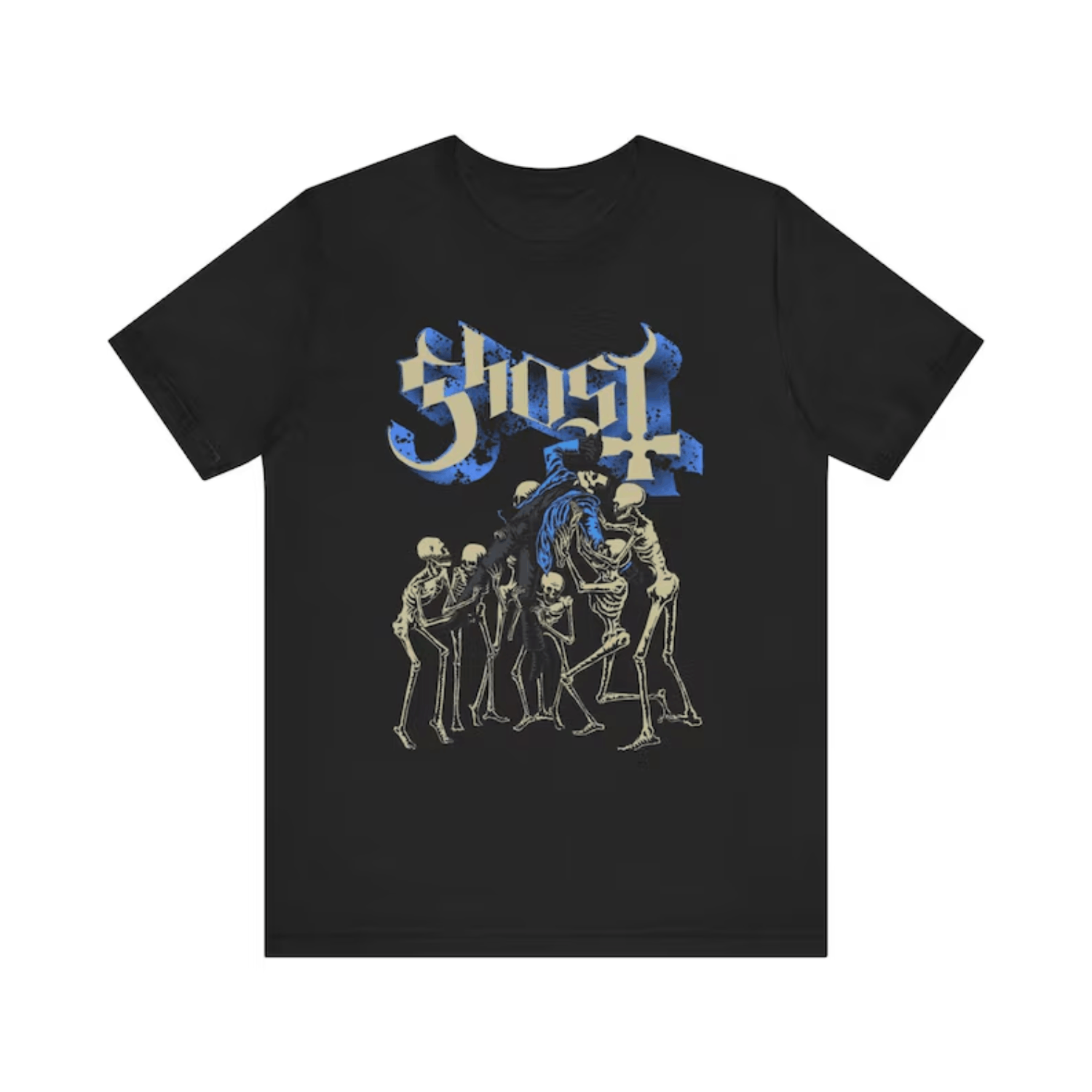 Band Tees × Vintage Gh.o.s.t Band Skeleton Heavy Metal Band Shirt, Vintage Shirt Size US L / EU 52-54 / 3 - 1 Thumbnail