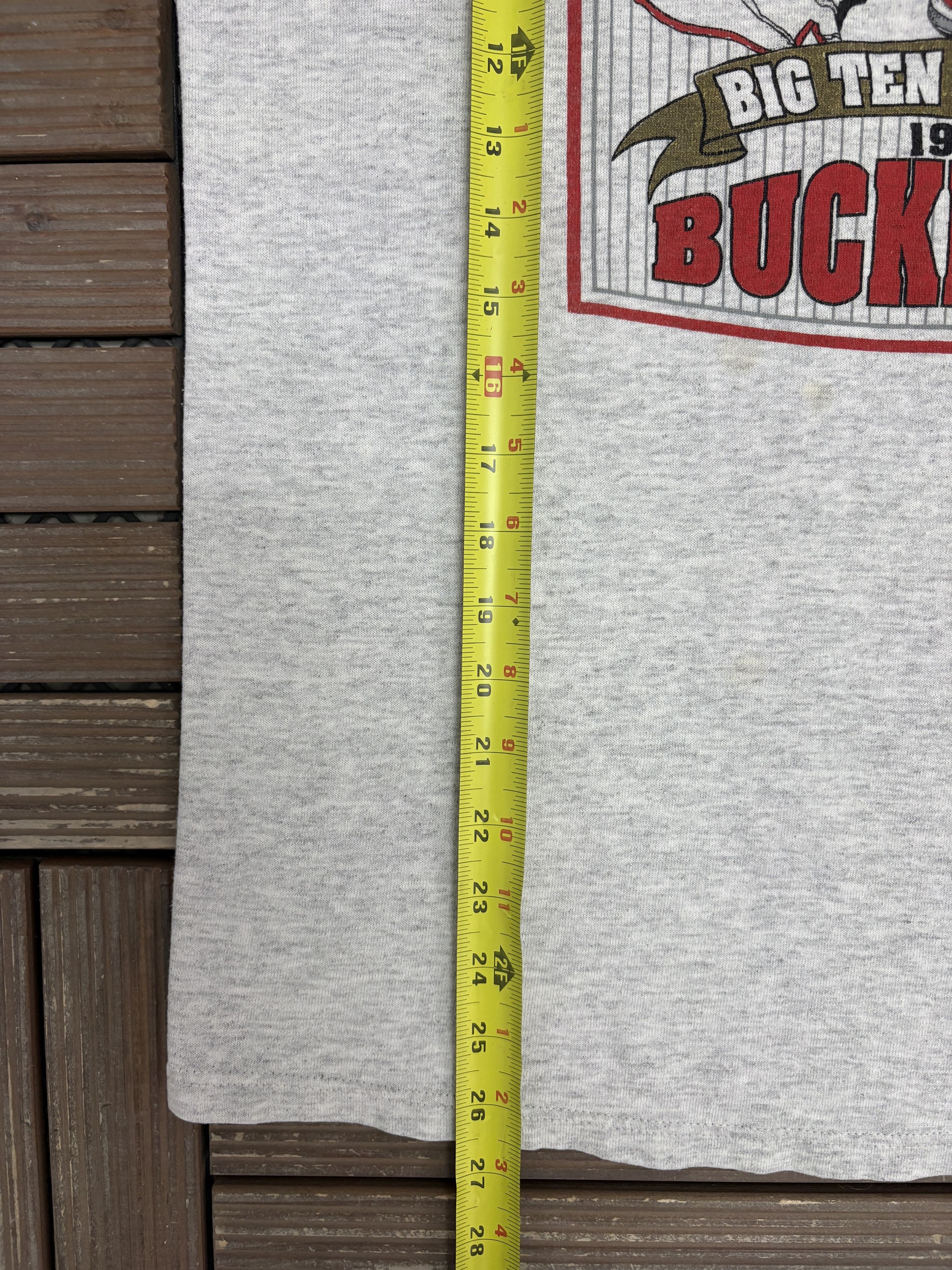 Vintage Ohio State Buckeyes Basketball 1992 Big Ten Champs Tee Size US L / EU 52-54 / 3 - 7 Thumbnail
