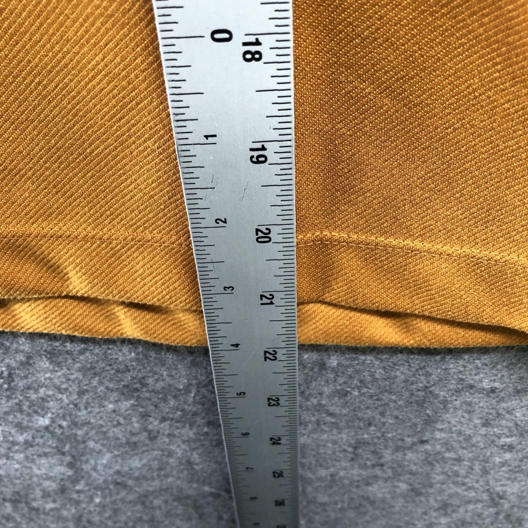 Zara Zara Womens M Long Sleeve Top Mustard Yellow Flap Pocket Boxy Crewneck Thick Knit Polyester Basic Casual Shirt Mens? Size M / US 6-8 / IT 42-44 - 7 Thumbnail