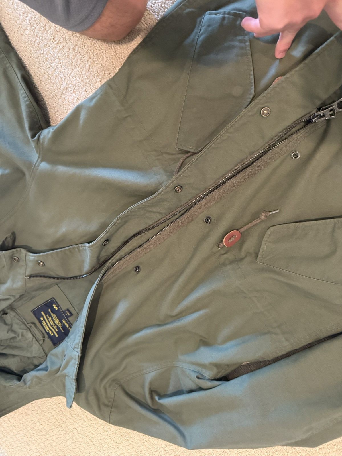 Alpha Industries Alpha Industries trench coat jacket military vibes Size US L / EU 52-54 / 3 - 5 Thumbnail