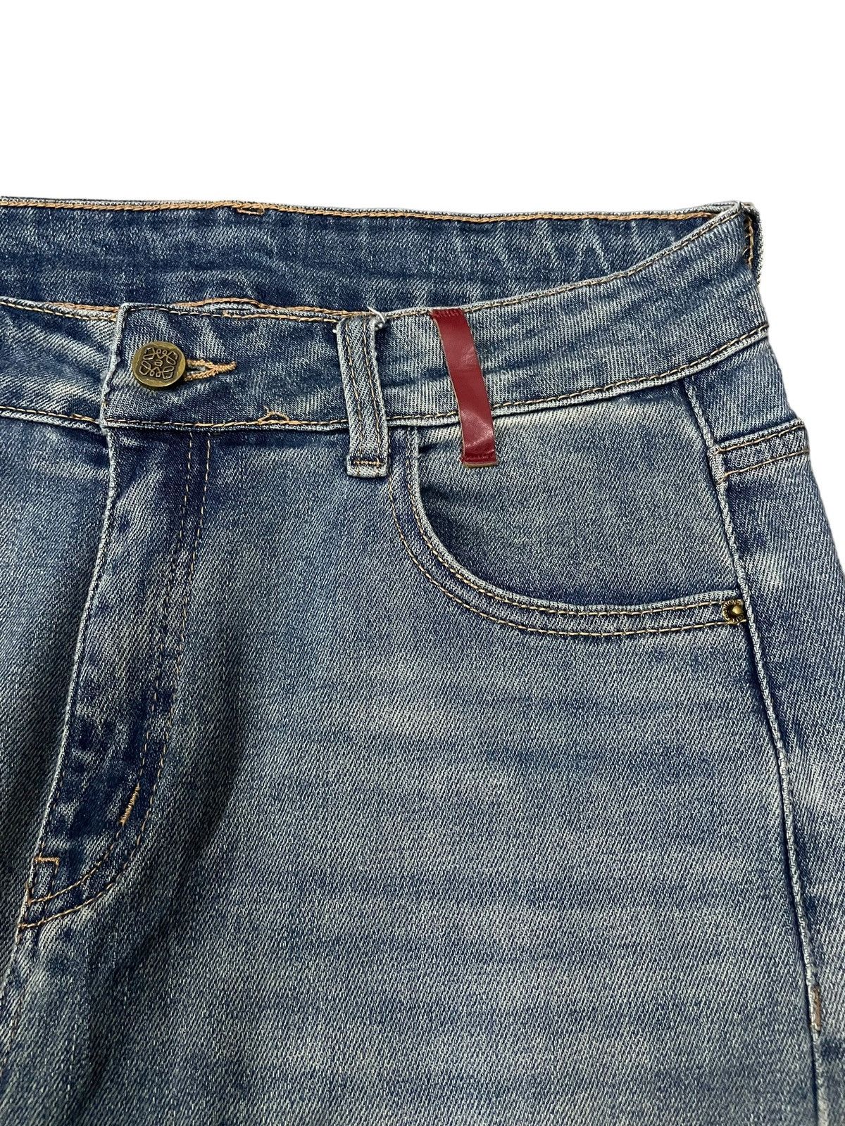 Japanese Brand Vintage Japanese Brand Embroidery Logo Baggy Style Jeans Size US 30 / EU 46 - 10 Thumbnail